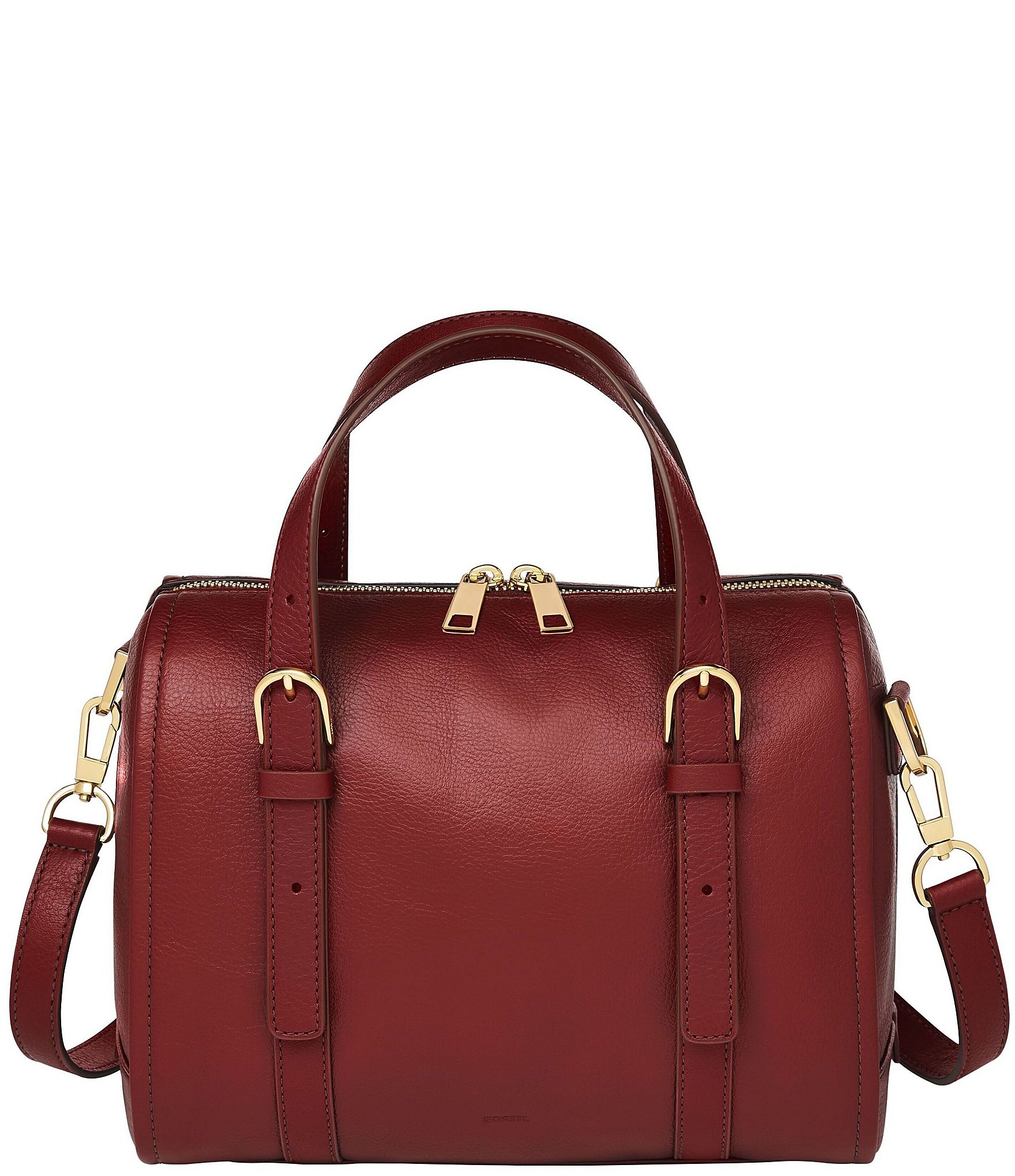  Customer reviews: Fossil Sydney Satchel Bag, Claret Red, One  Size
