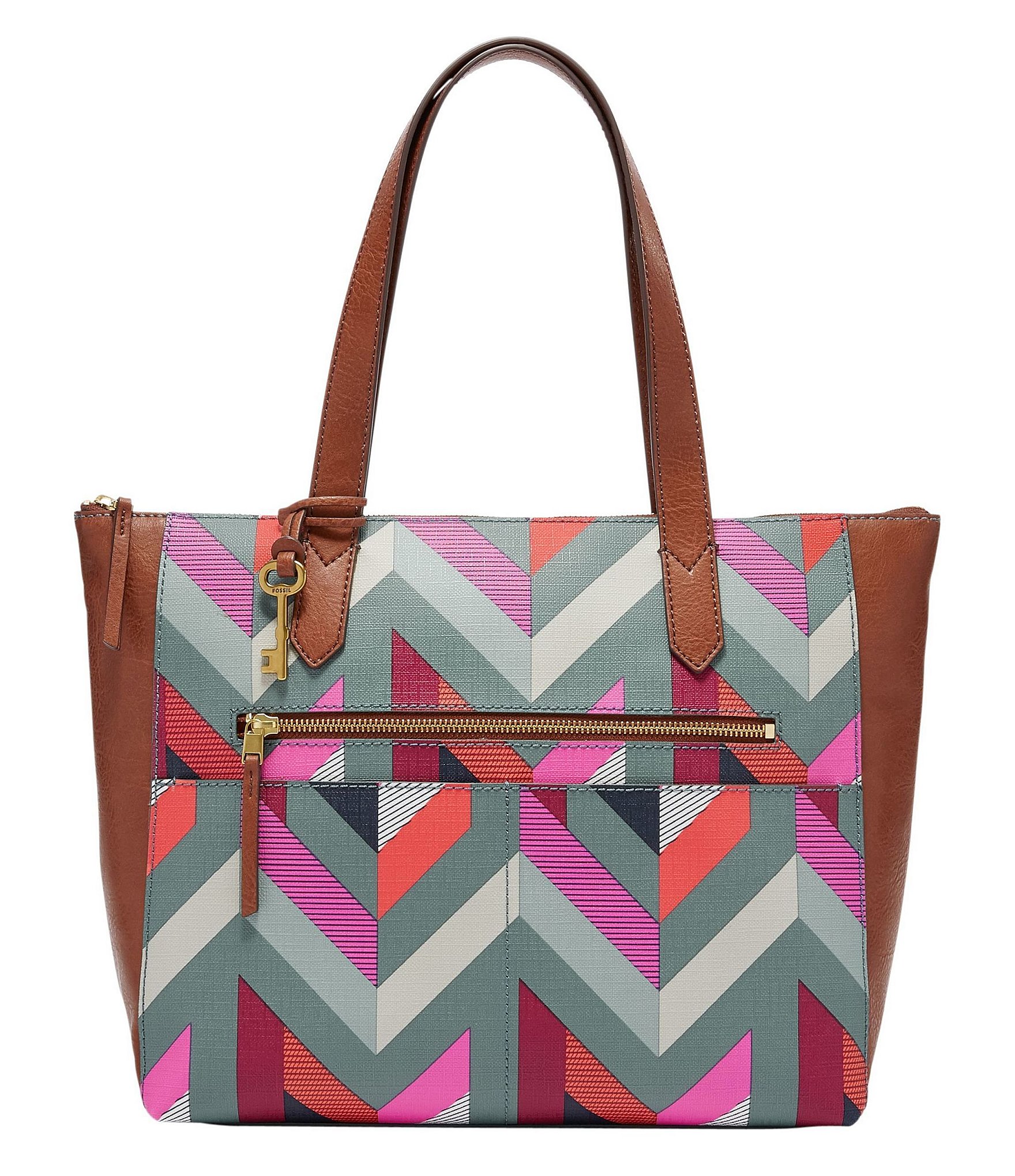 fossil fiona chevron east west tote dillards fossil fiona chevron east west tote dillards