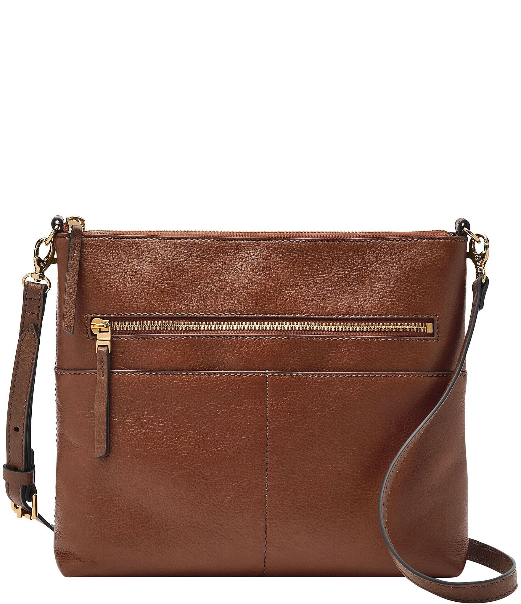 Fossil Cecilia Large Crossbody in Brown | Lyst