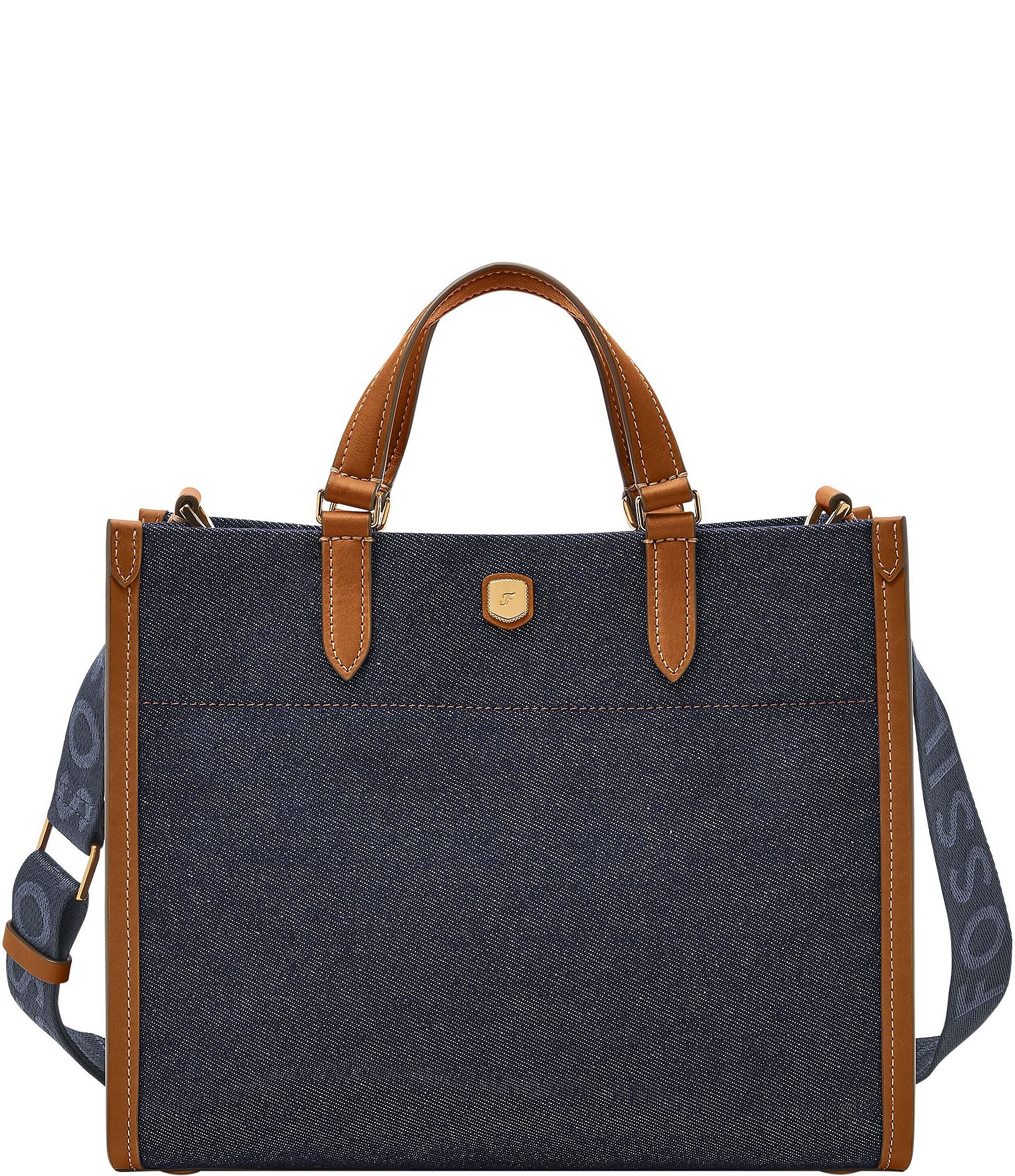 Fossil Gemma Denim Small Tote Bag Dillard s