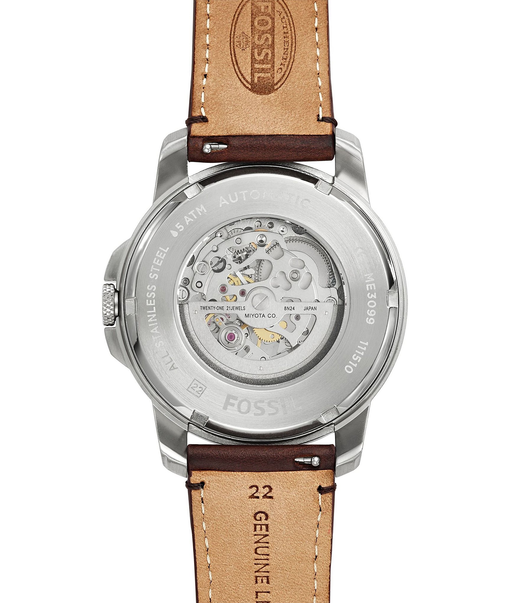 Fossil Grant Automatic Skeleton Watch