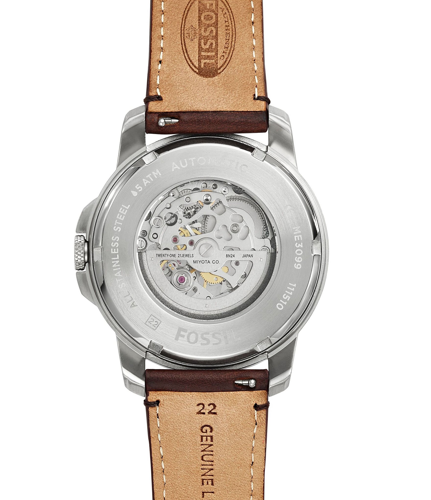 Fossil Grant Automatic Skeleton Watch