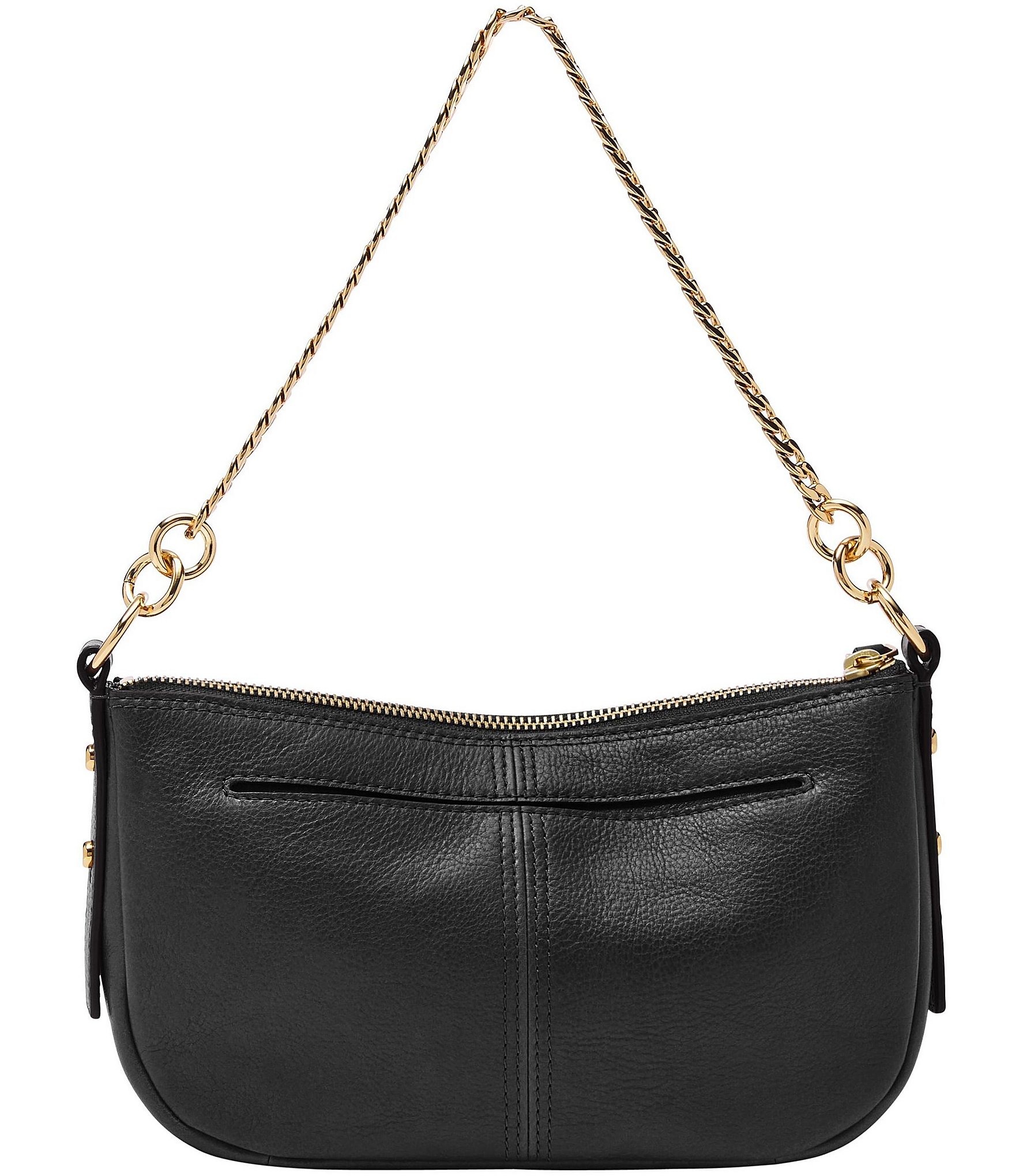 Fossil Jolie Chain Detail Leather Shoulder Bag