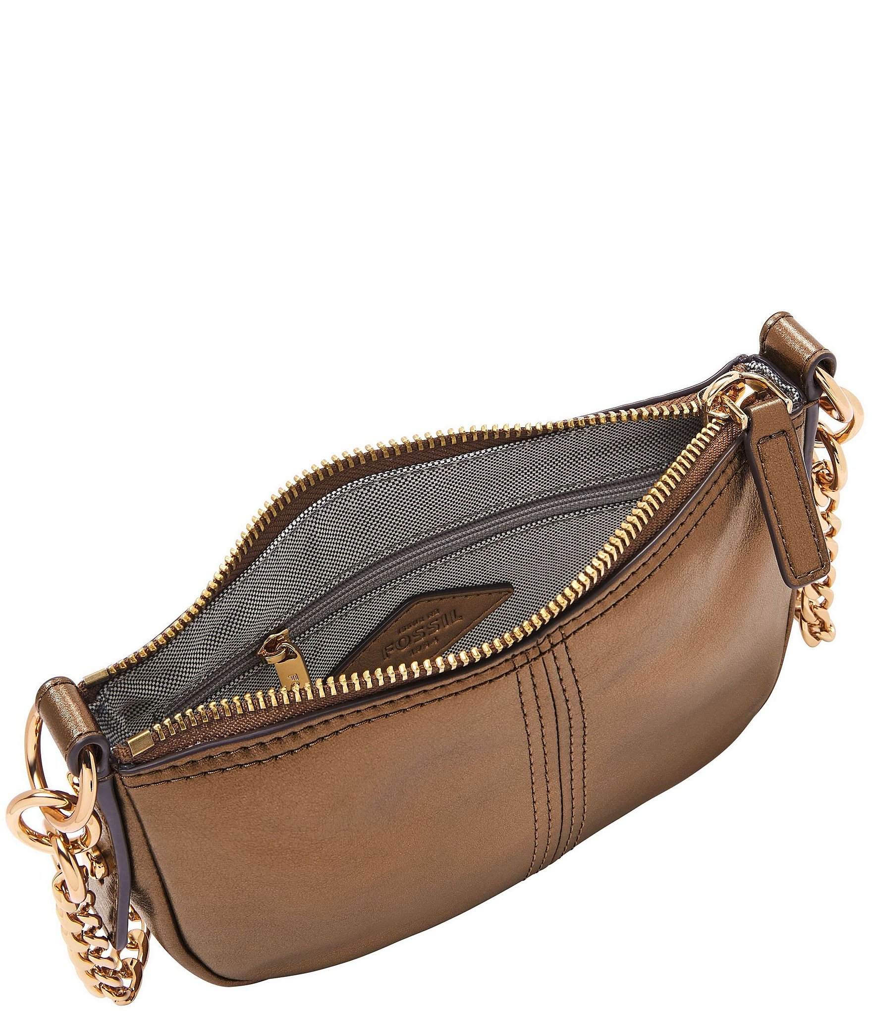 Fossil Jolie Mini Metallic Crossbody Bag