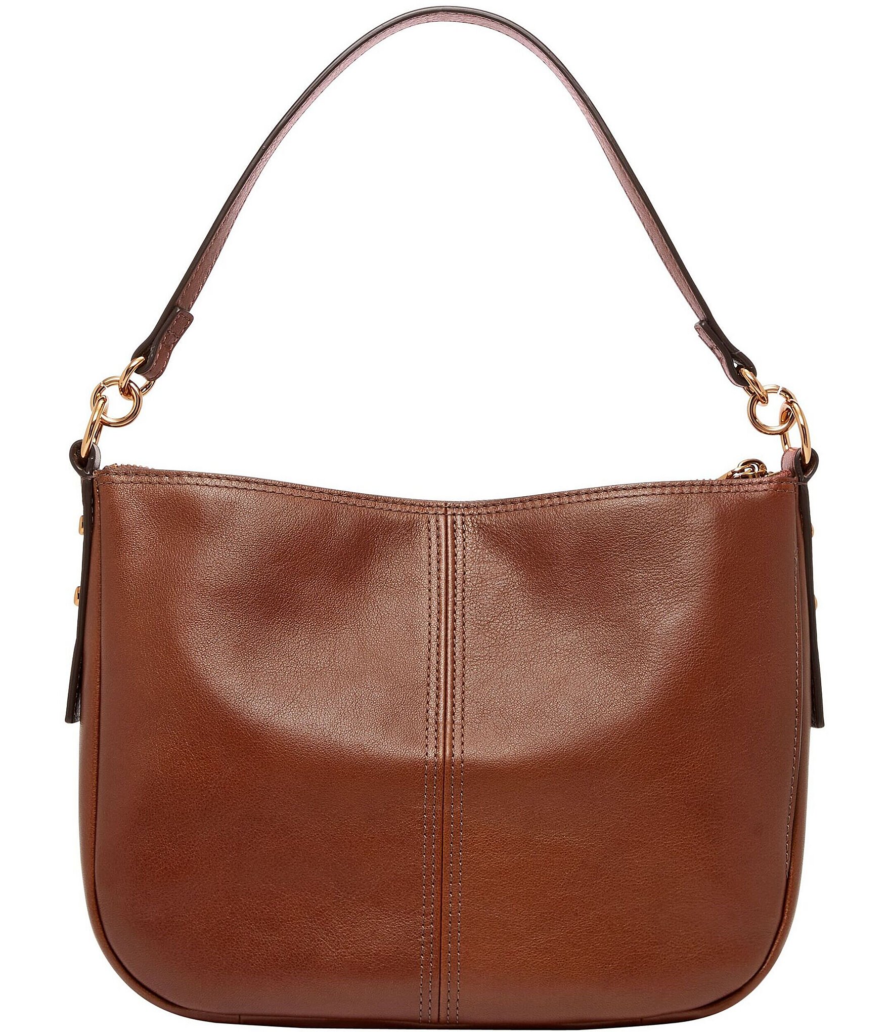 Fossil Jolie Zip Top Key Leather Crossbody Shoulder Bag