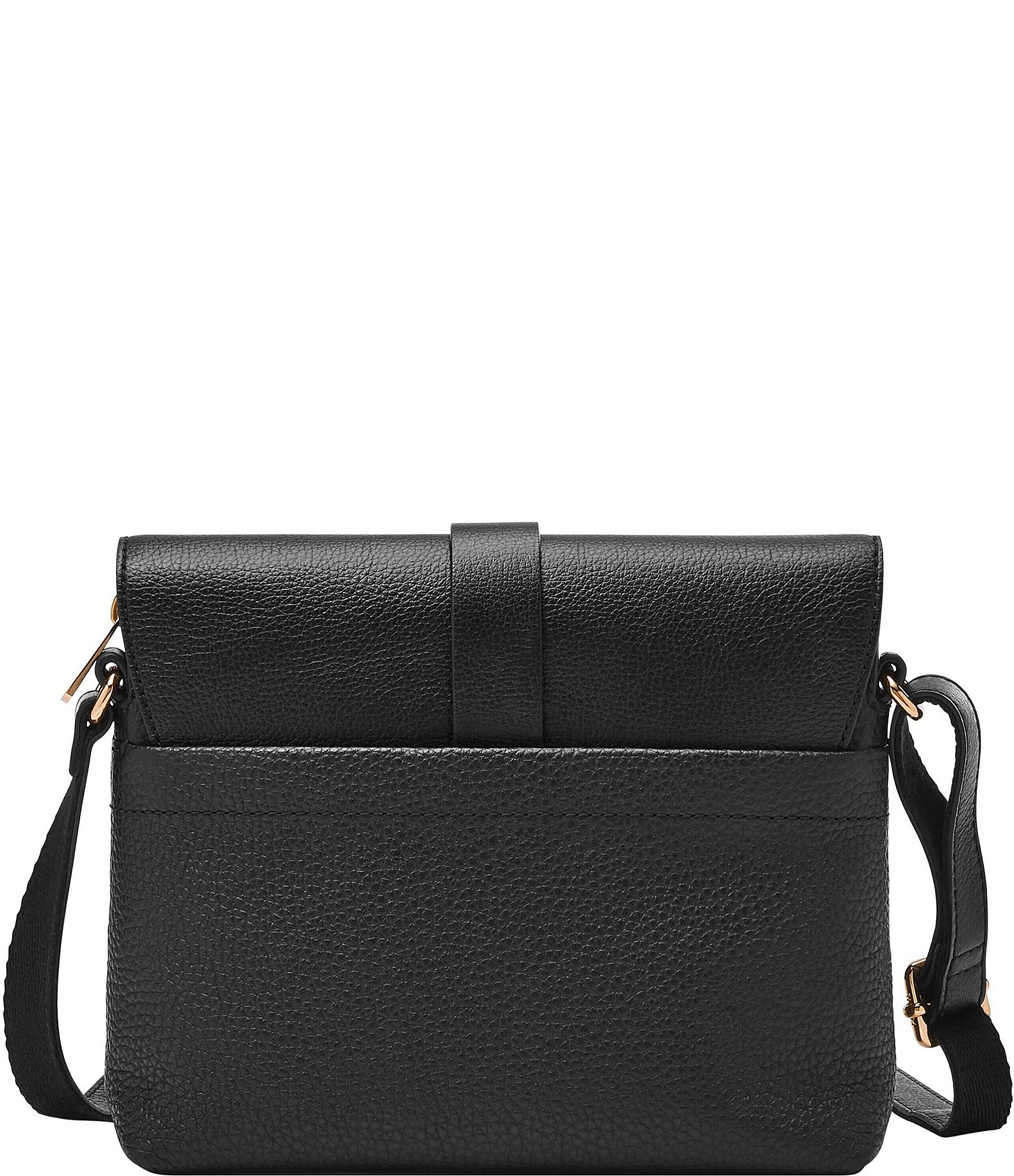 Fossil Kinley Small Fold Over Leather Crossbody Bag