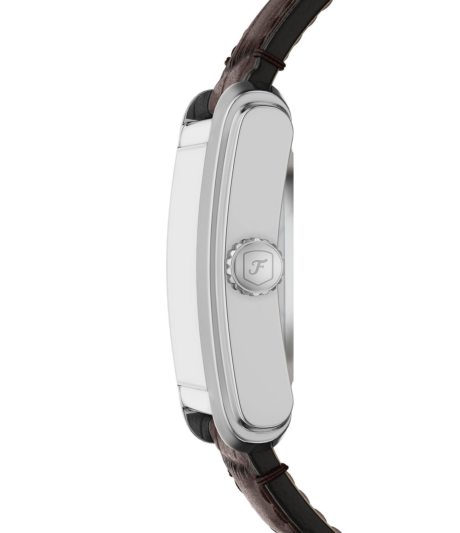 Fossil Men's Carraway Automatic Croco Leather Strap Watch