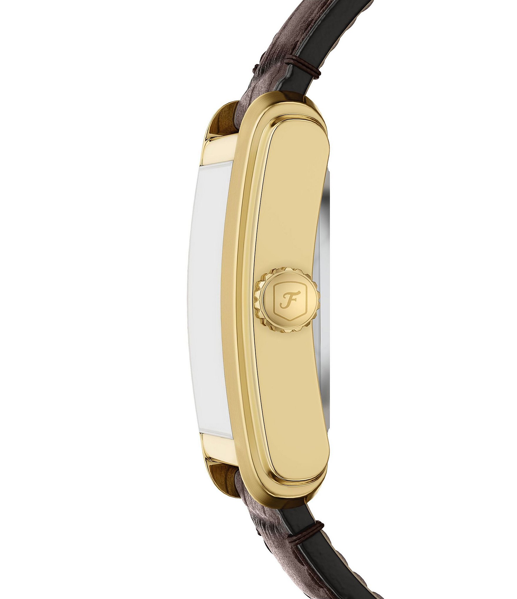 Fossil Men's Carraway Automatic Croco Leather Strap Watch