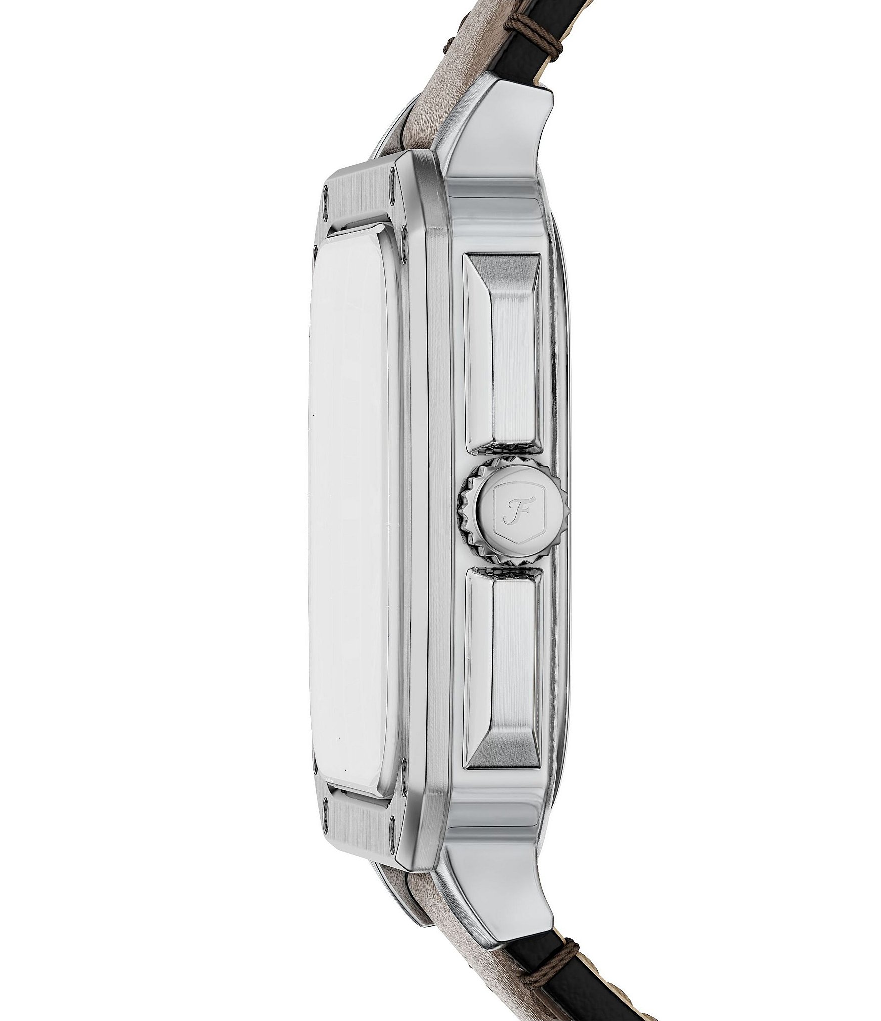 Fossil Men's Crosby Three-Hand Leather Strap Watch