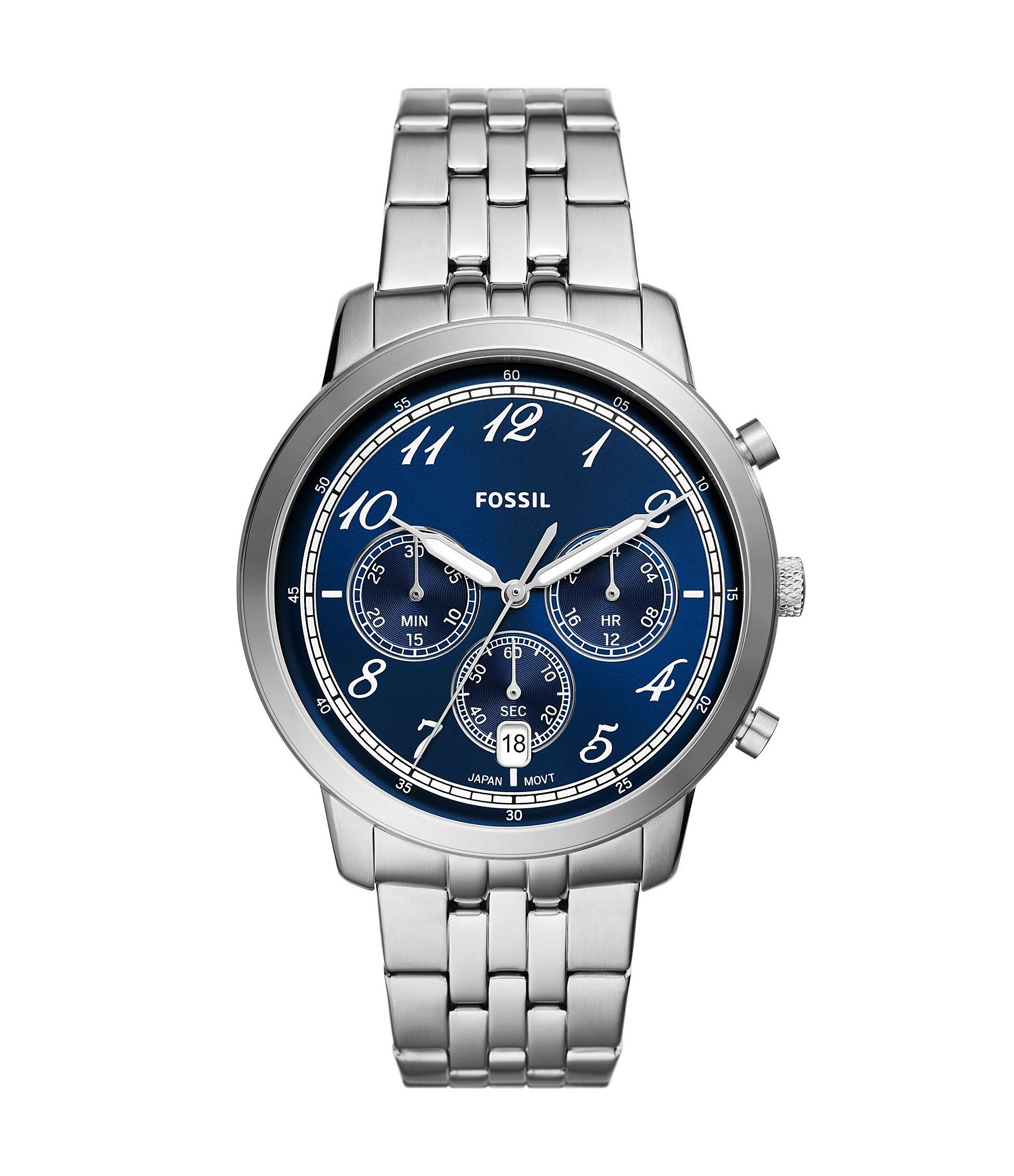 Fossil Men's Neutra Chronograph Stainless Steel Bracelet Watch