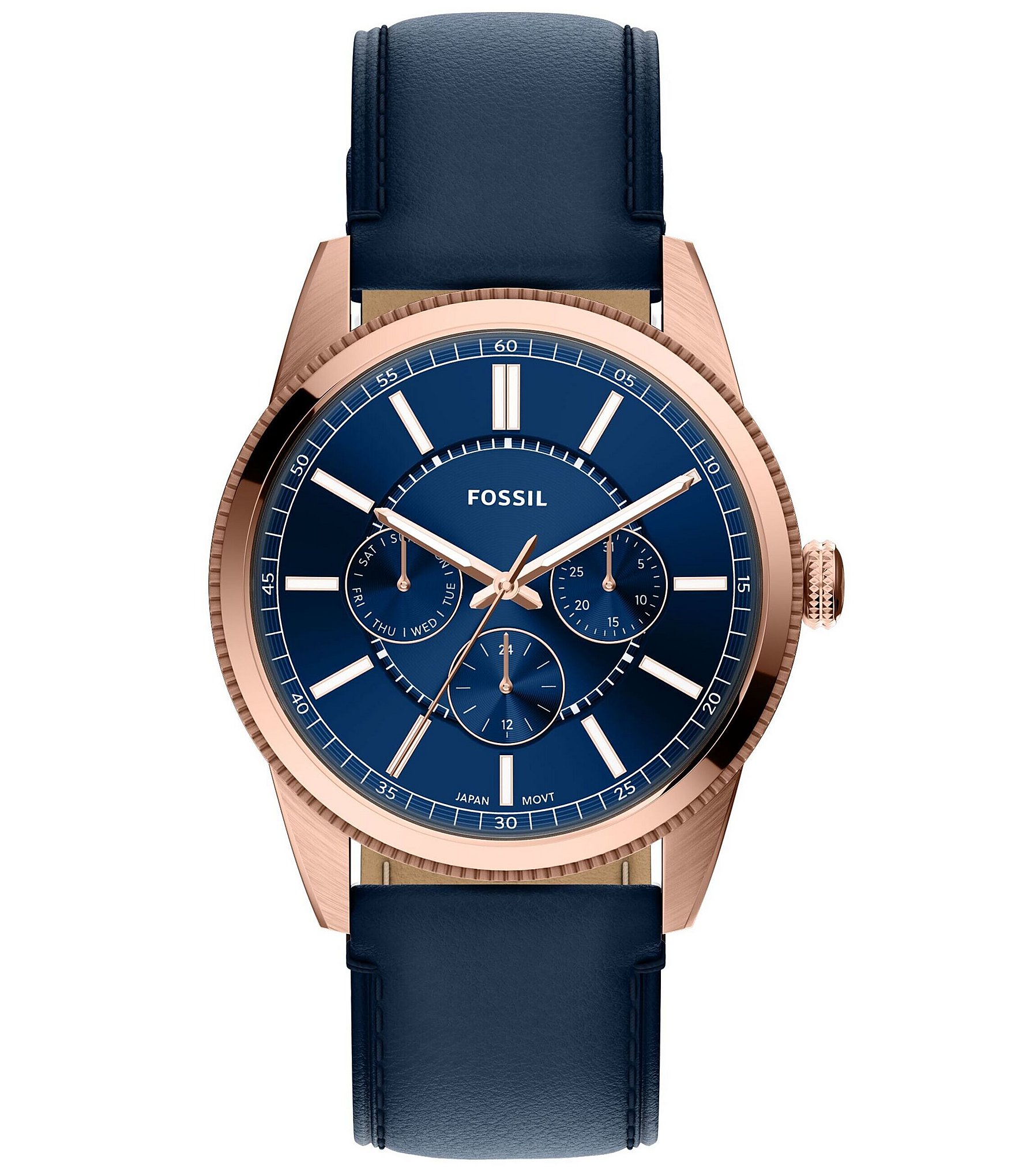 Fossil Men's Pearson Multifunction Leather Strap Watch