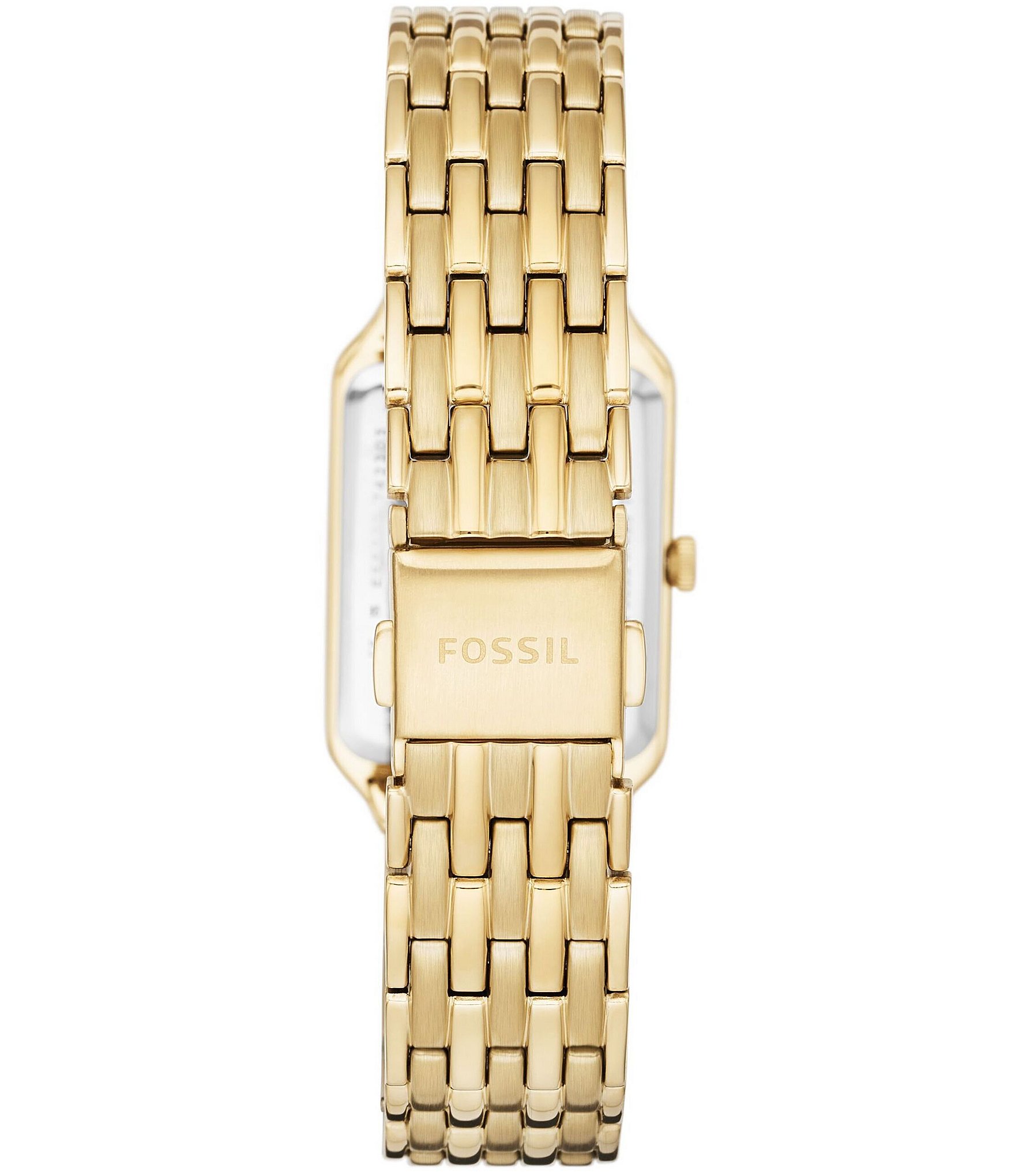 Fossil Raquel Three-Hand Date Gold-Tone Stainless Steel Bracelet Watch