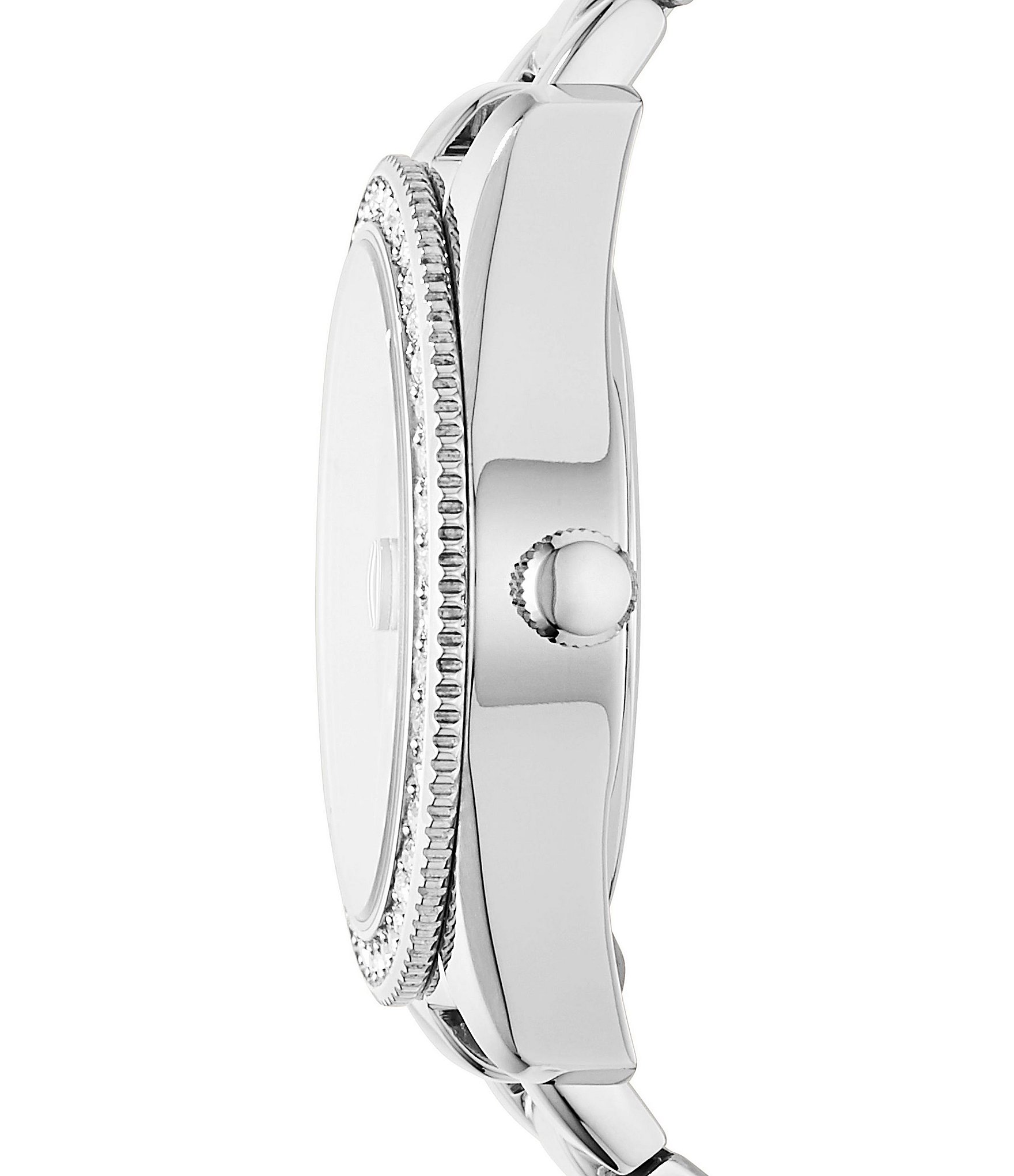 Fossil Scarlette Silver Quartz Analog & Date Bracelet Watch