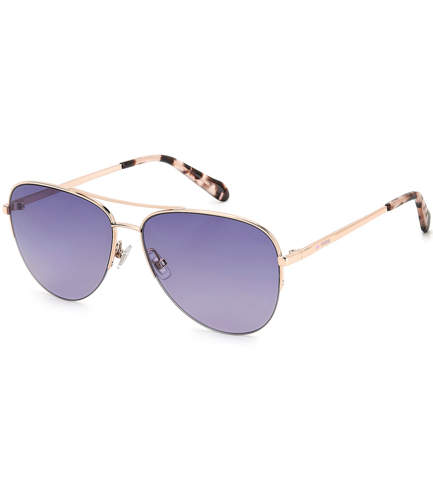Fossil Women’s Purple Aviator Sunglasses NWT Fossil Plastic Purple Sunglasses for Women for sale | eBay main image 2