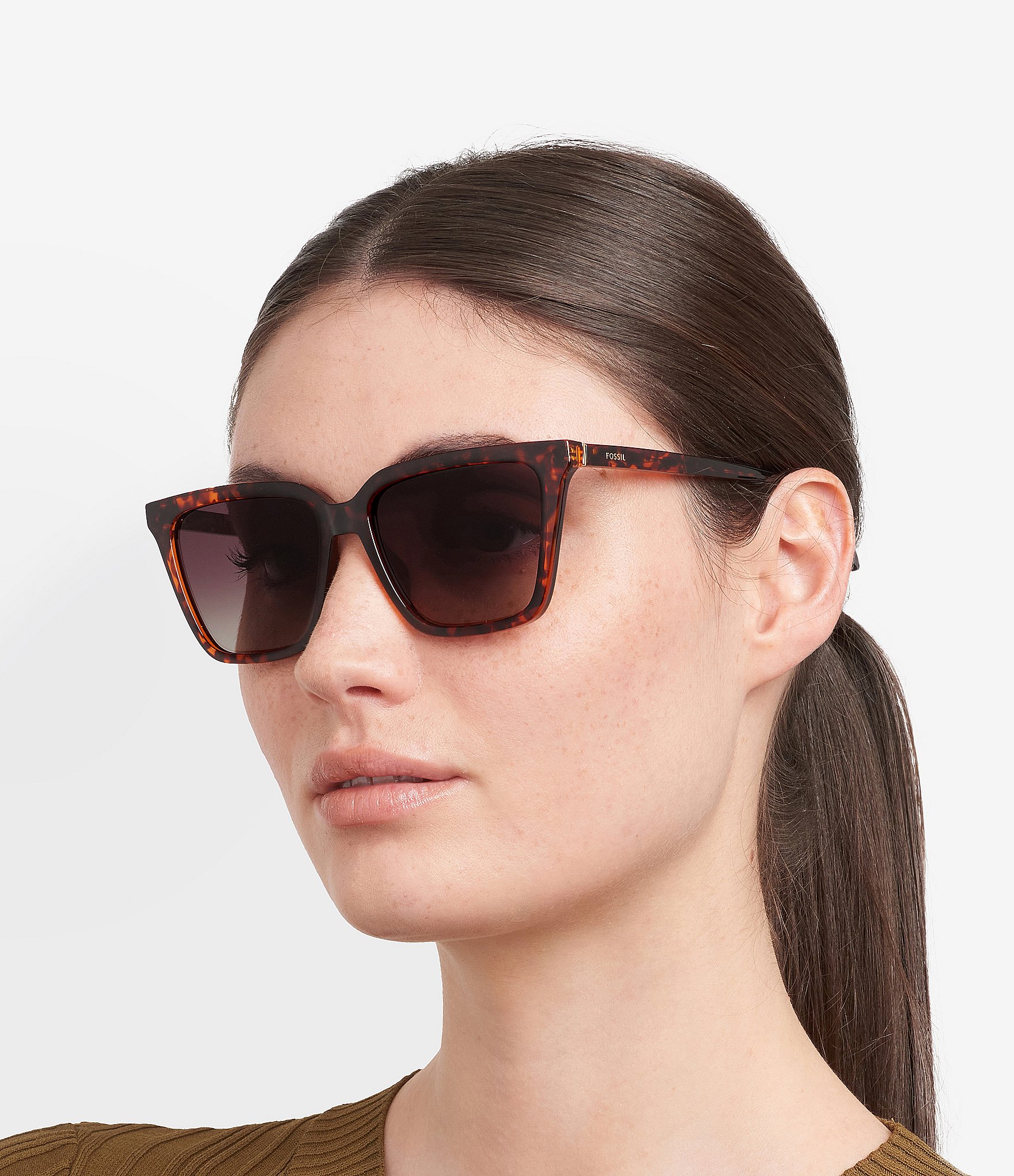 Fossil Women's FOS3173 56mm Square Sunglasses