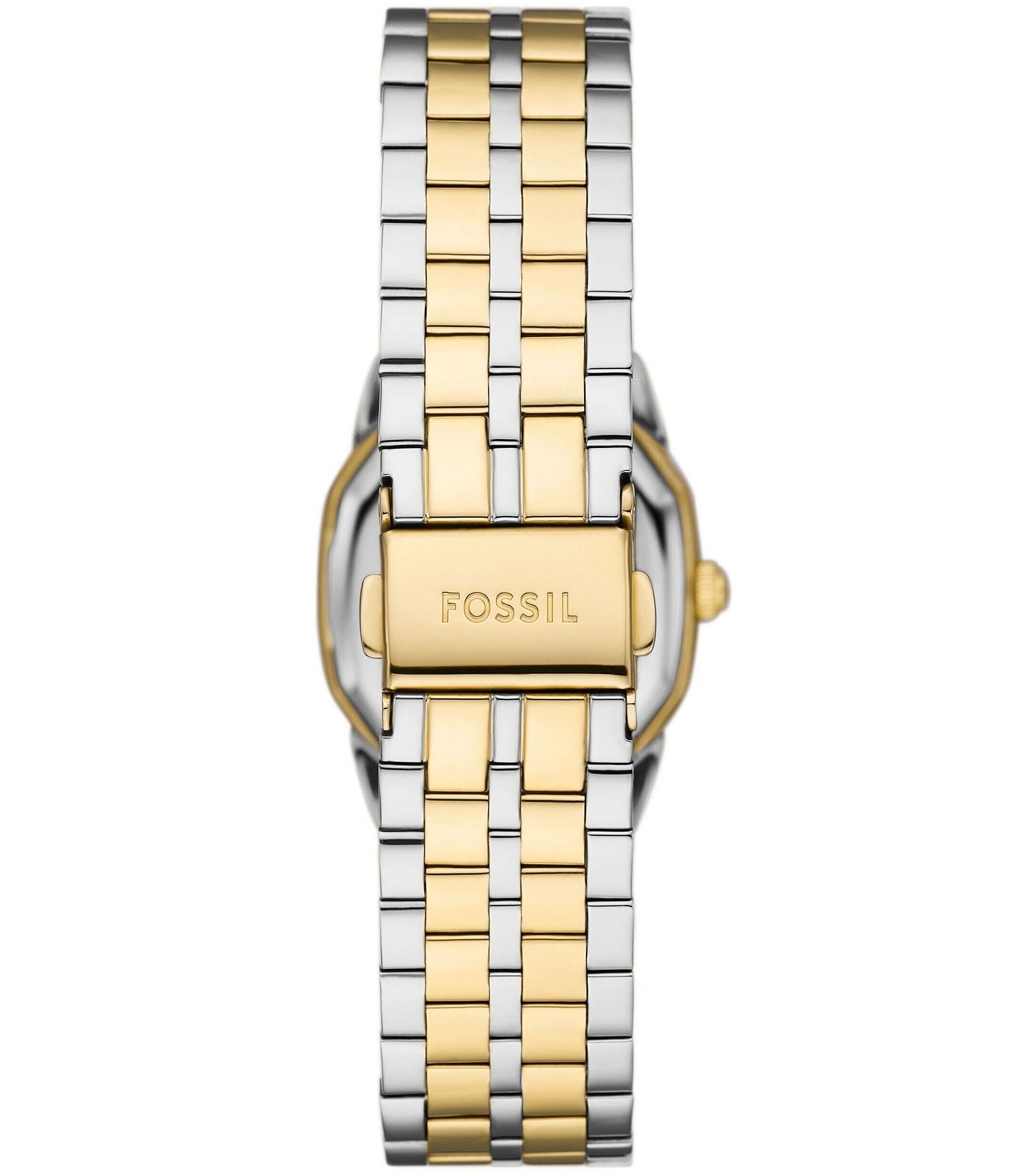 Fossil Women's Harlow Three-Hand Date Two-Tone Stainless Steel Bracelet Watch