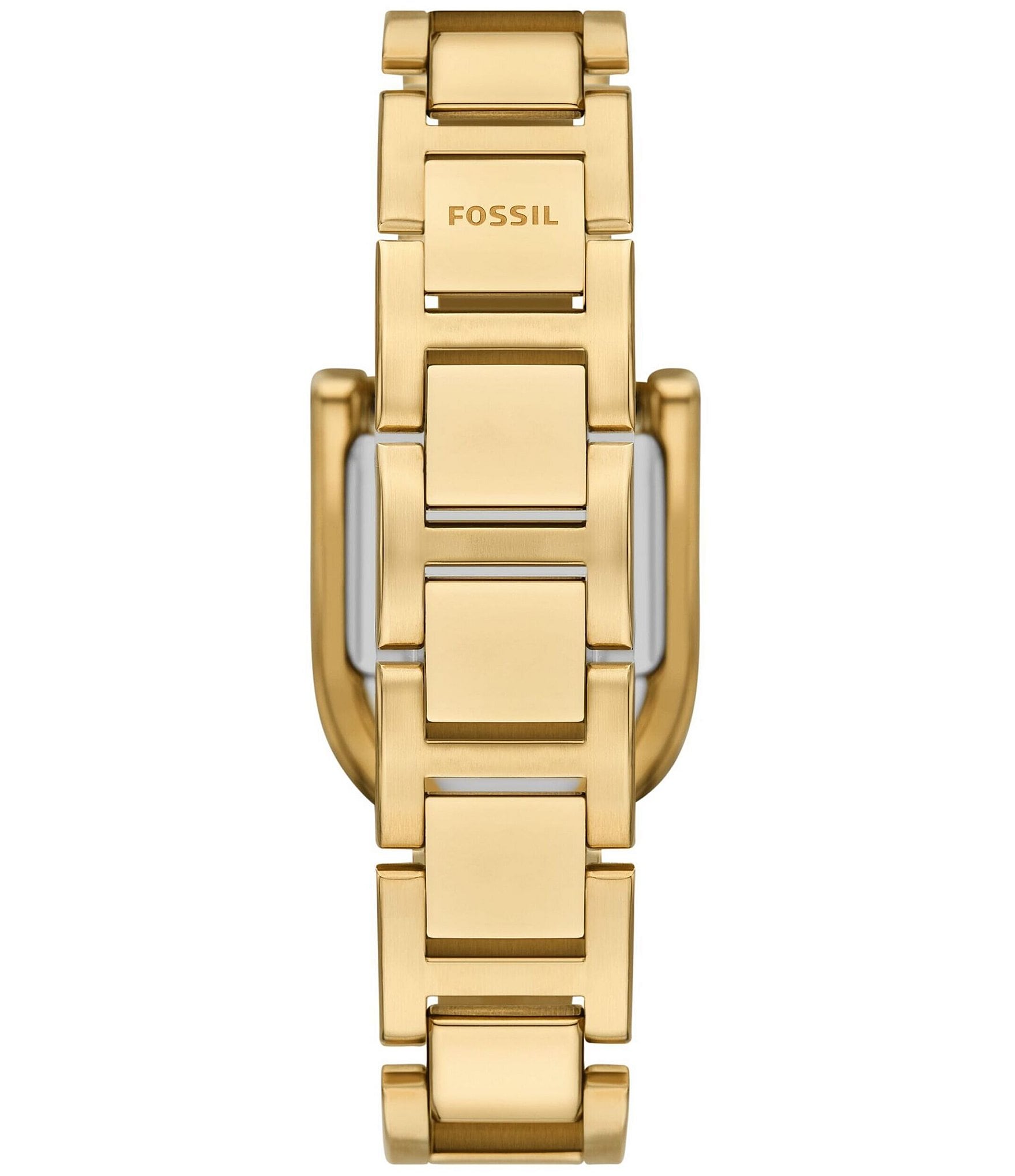 Fossil Women's Harwell Three-Hand Date Gold Tone Stainless Steel Bracelet Watch