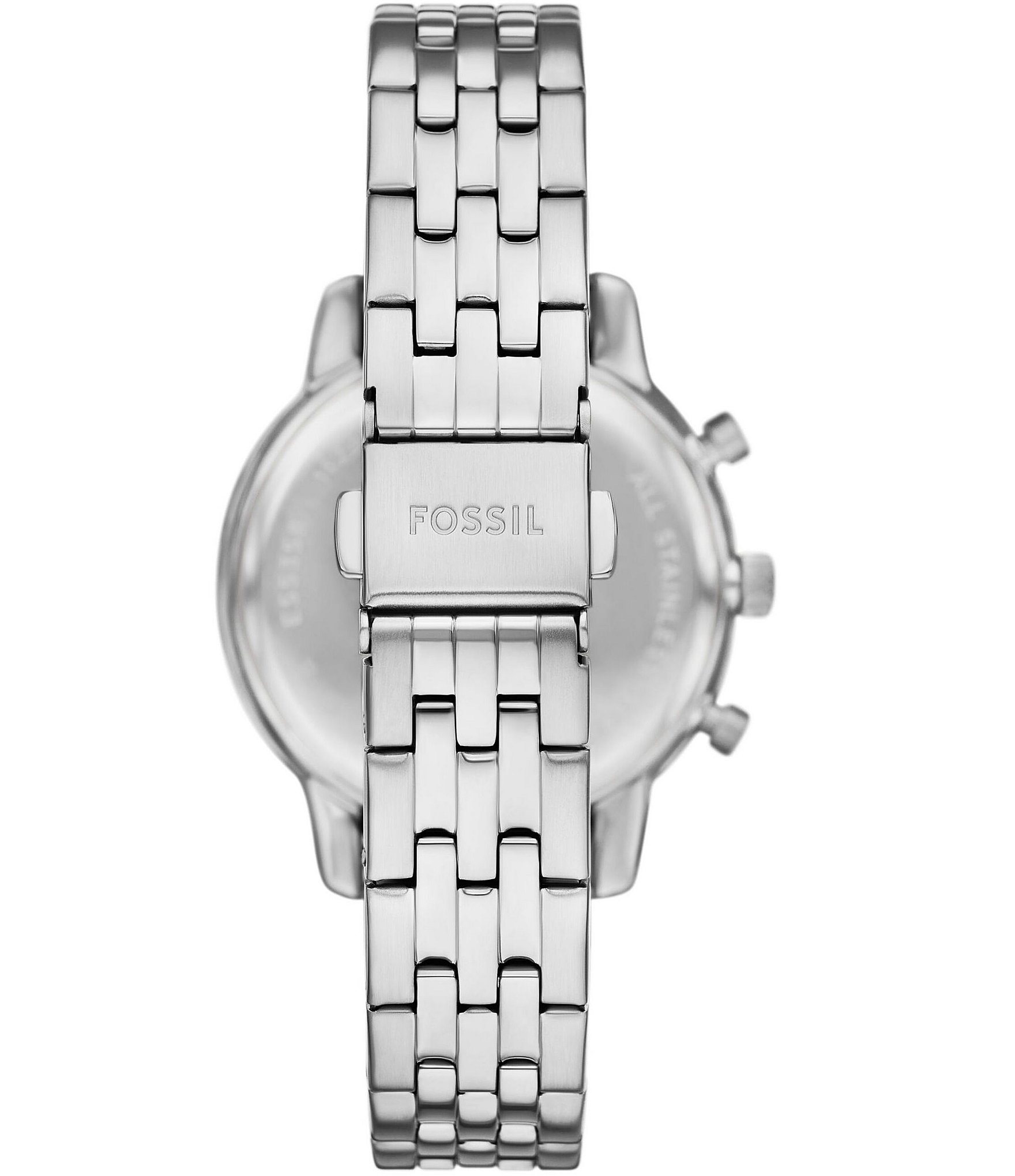 Fossil Women's Neutra Chronograph Stainless Steel Iridescent Dial Bracelet Watch