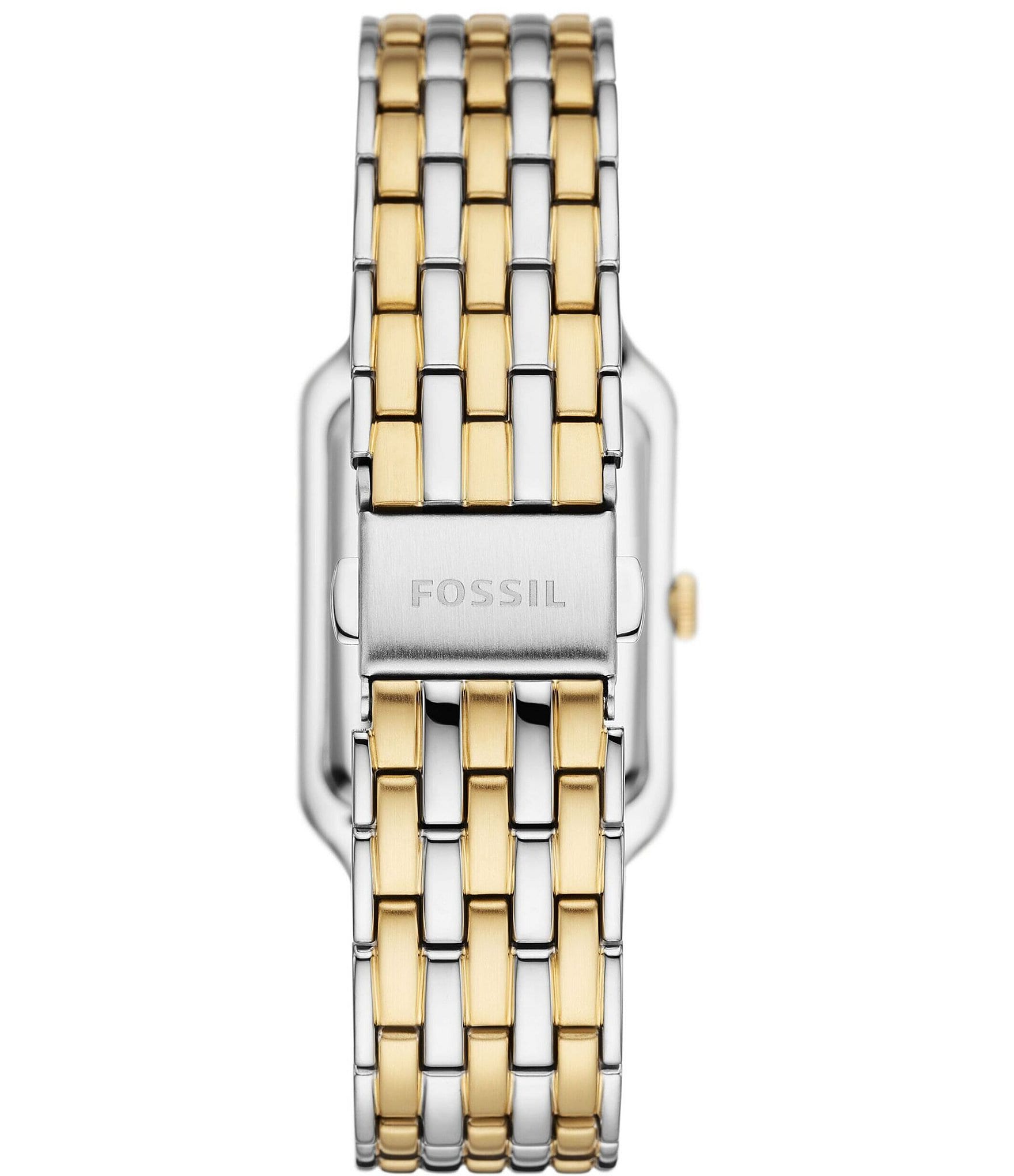 Fossil Women's Raquel Three-Hand Date Two Tone Stainless Steel Bracelet Watch