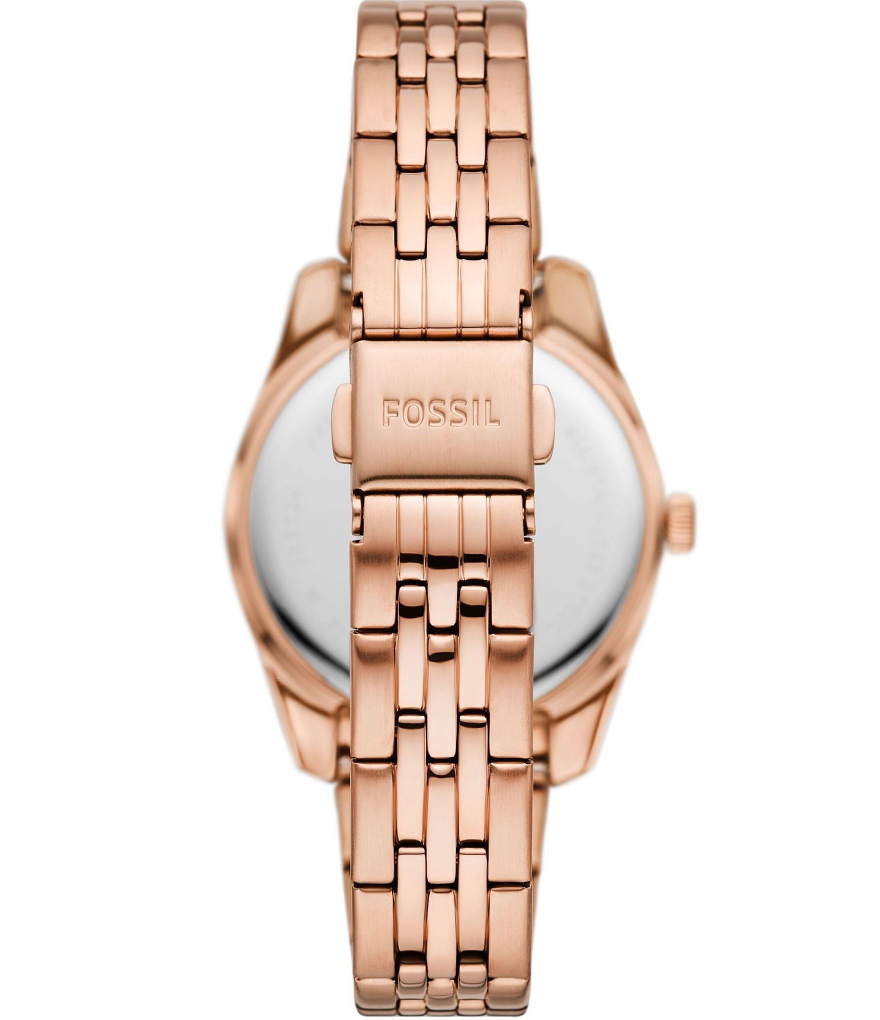 Fossil Women's Scarlette Rose Gold Stainless Steel Bracelet Watch