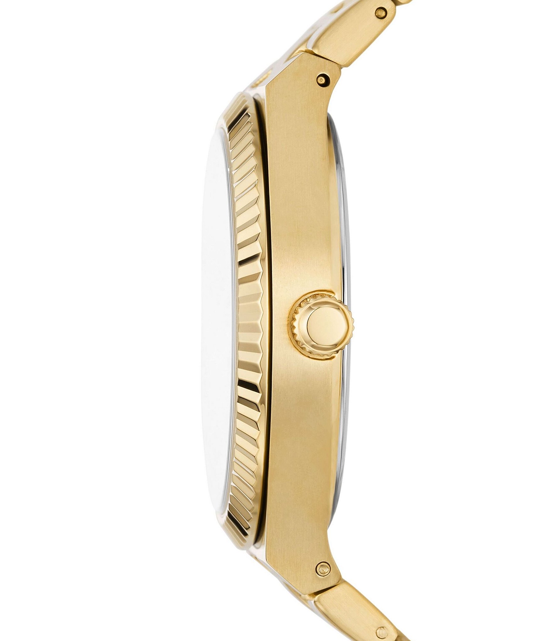 Fossil Women's Scarlette Three-Hand Gold Stainless Steel Bracelet Watch