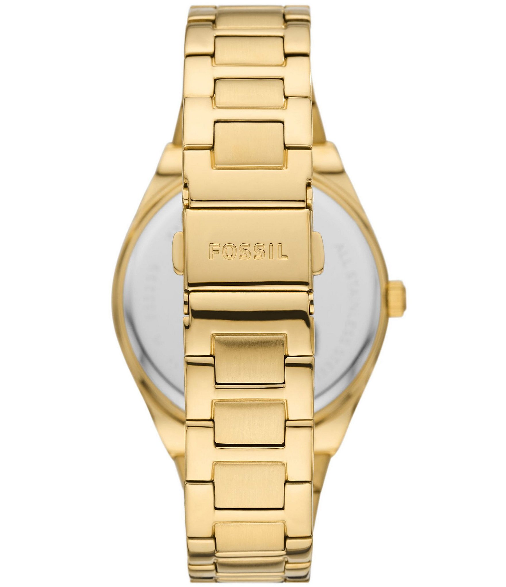 Fossil Women's Scarlette Three-Hand Gold Stainless Steel Bracelet Watch