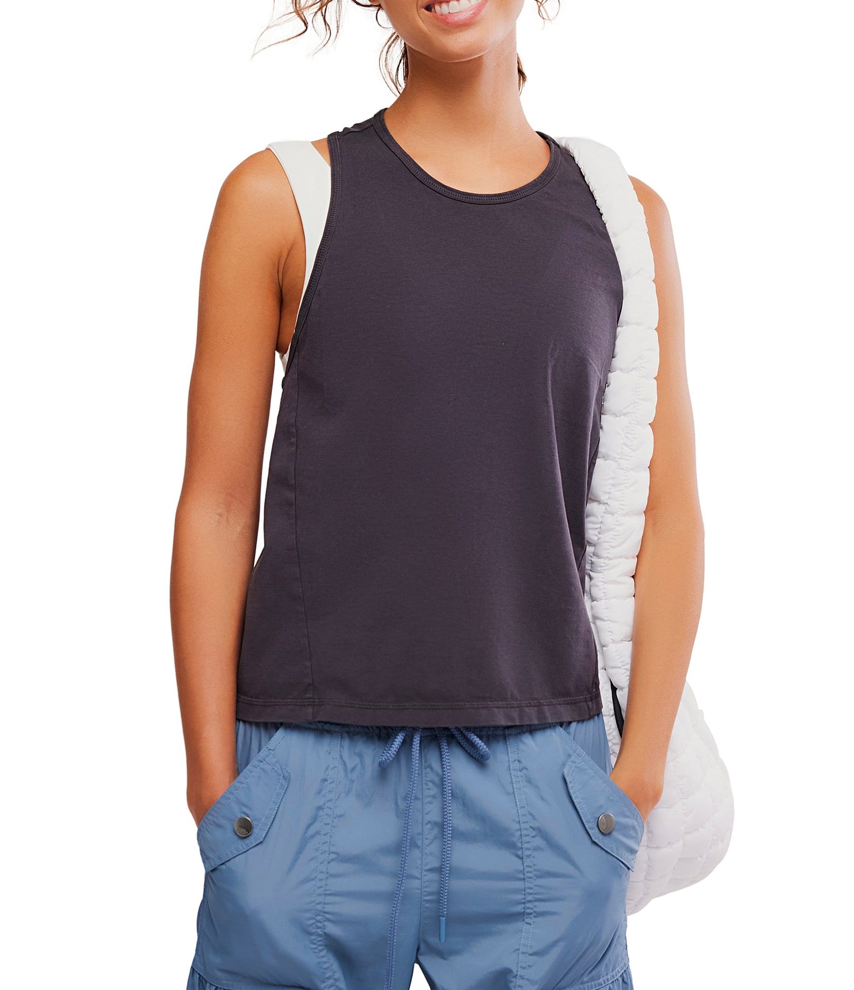 FP Movement Hot Shot Twist Crew Neck Sleeveless Tank
