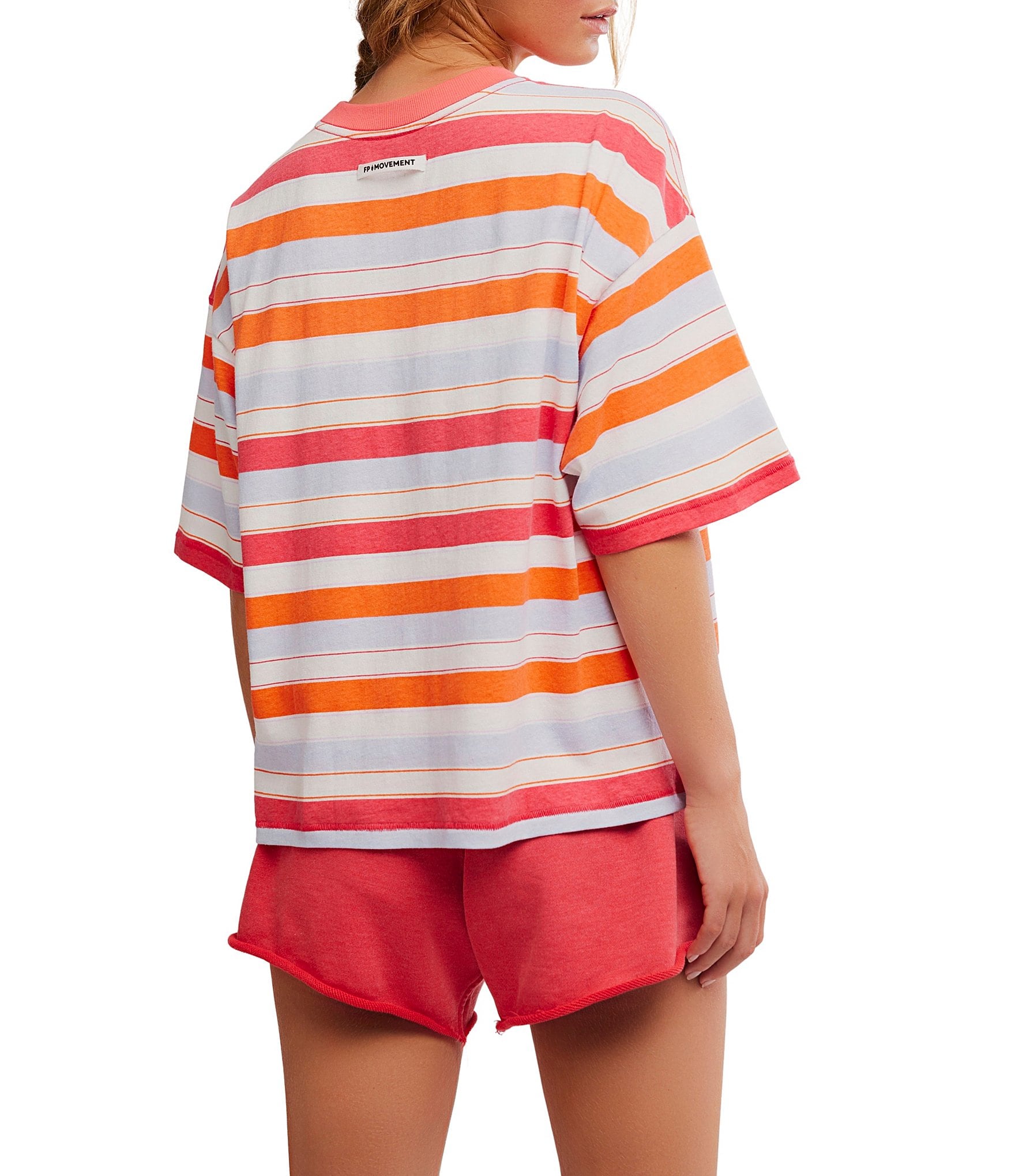 FP Movement Stripe Tackle Crew Neck Short Sleeve Tee