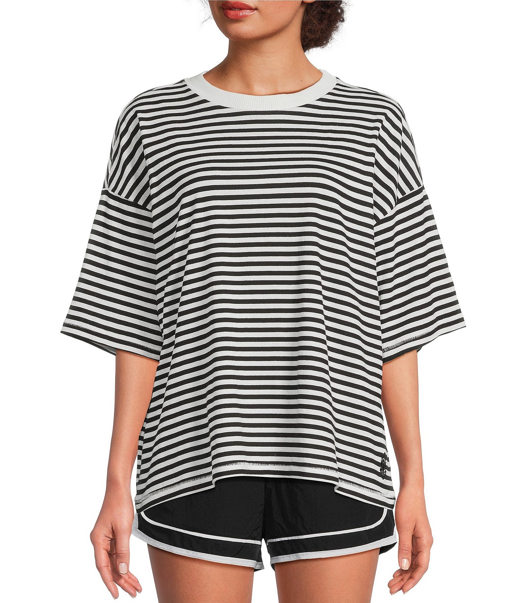 FP Movement Stripe Tackle Crew Neck Short Sleeve Tee