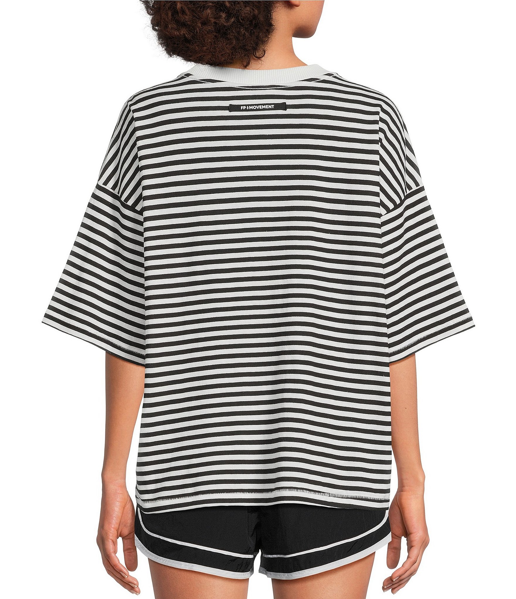 FP Movement Stripe Tackle Crew Neck Short Sleeve Tee