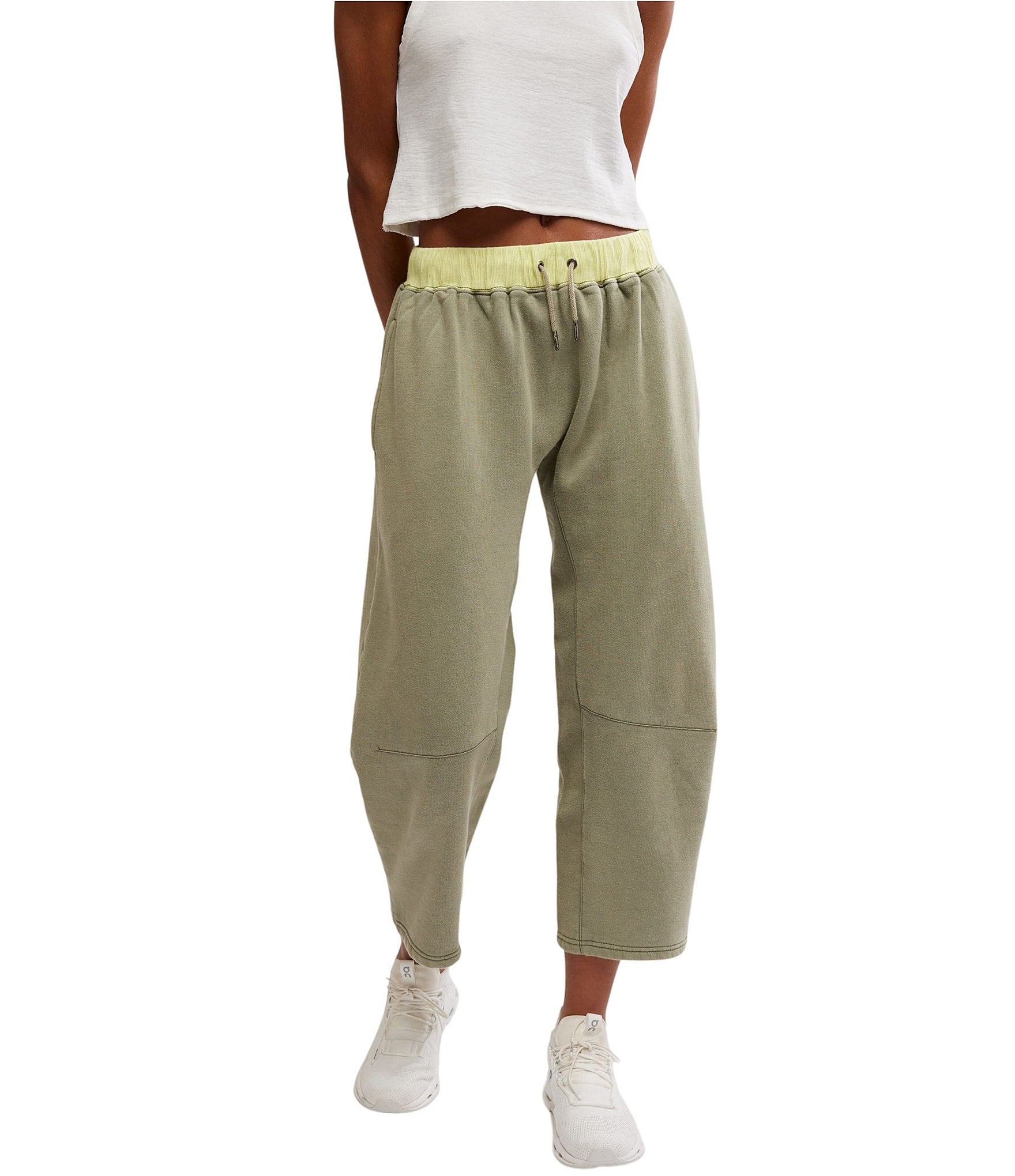 FP Movement You Wish High Rise Barrel Drawstring Waistband Pants