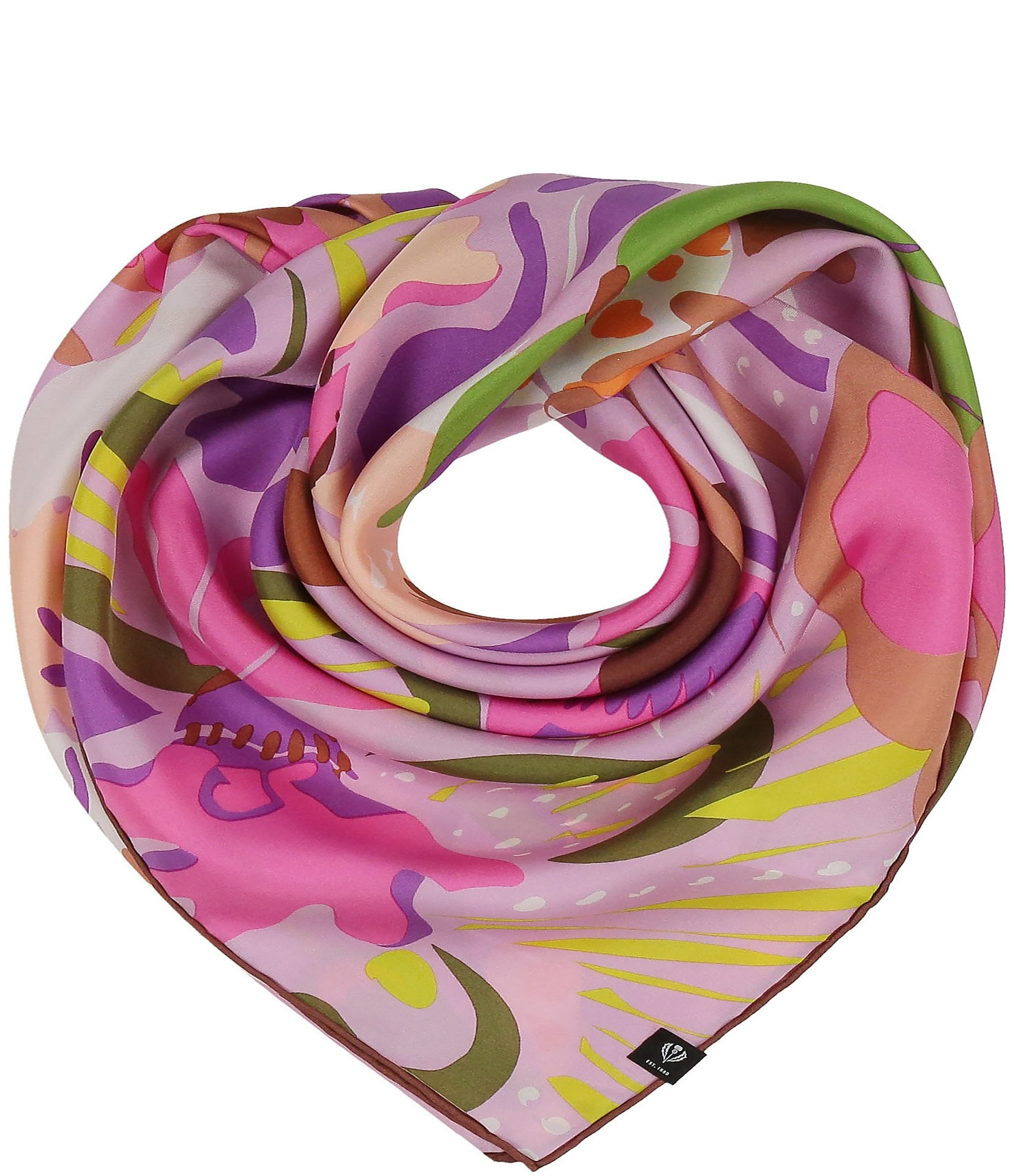 Fraas Birds Of Paradise Silk Square Scarf