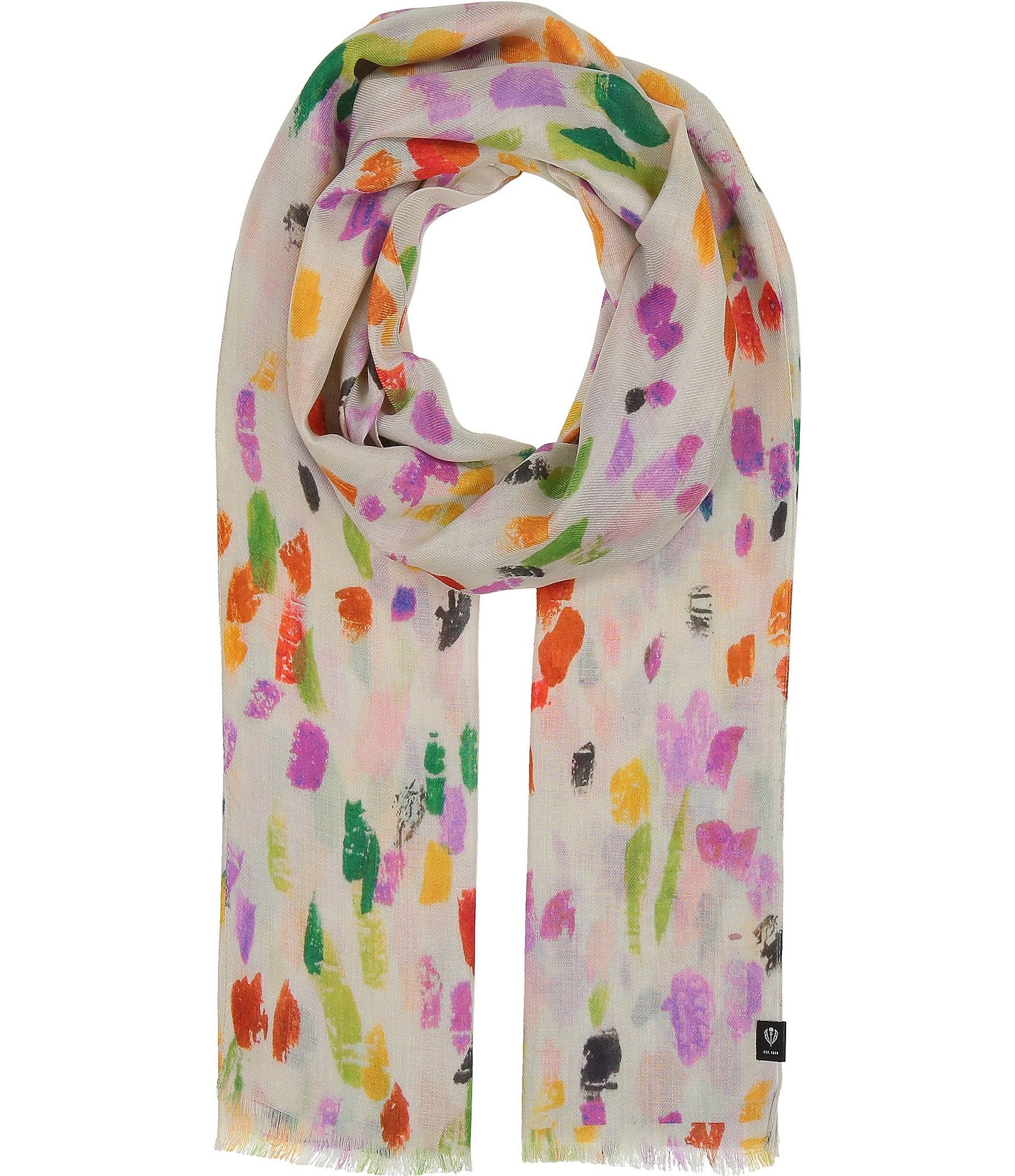 Fraas Eco Brush Strokes Oblong Scarf