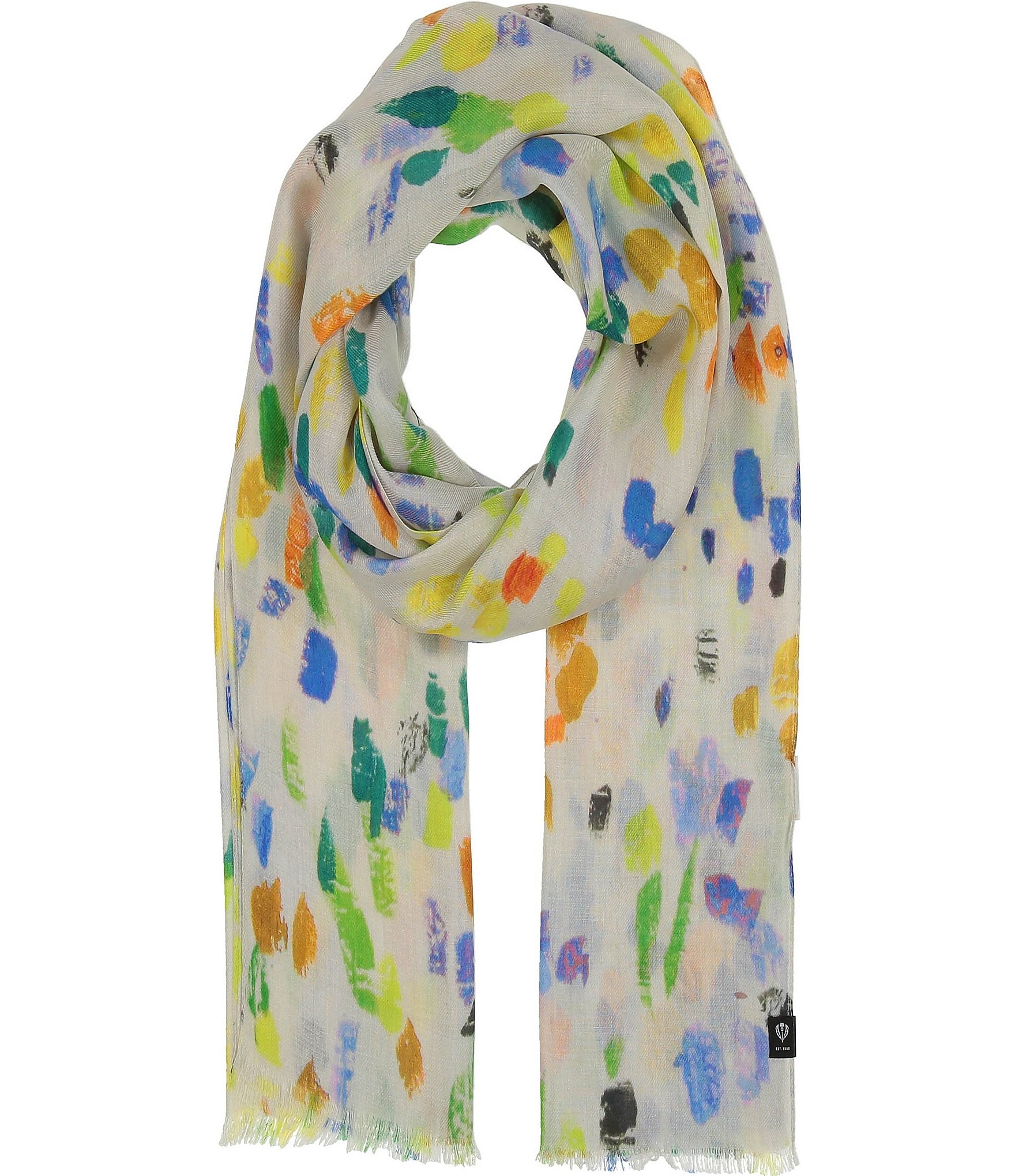 Fraas Eco Brush Strokes Oblong Scarf