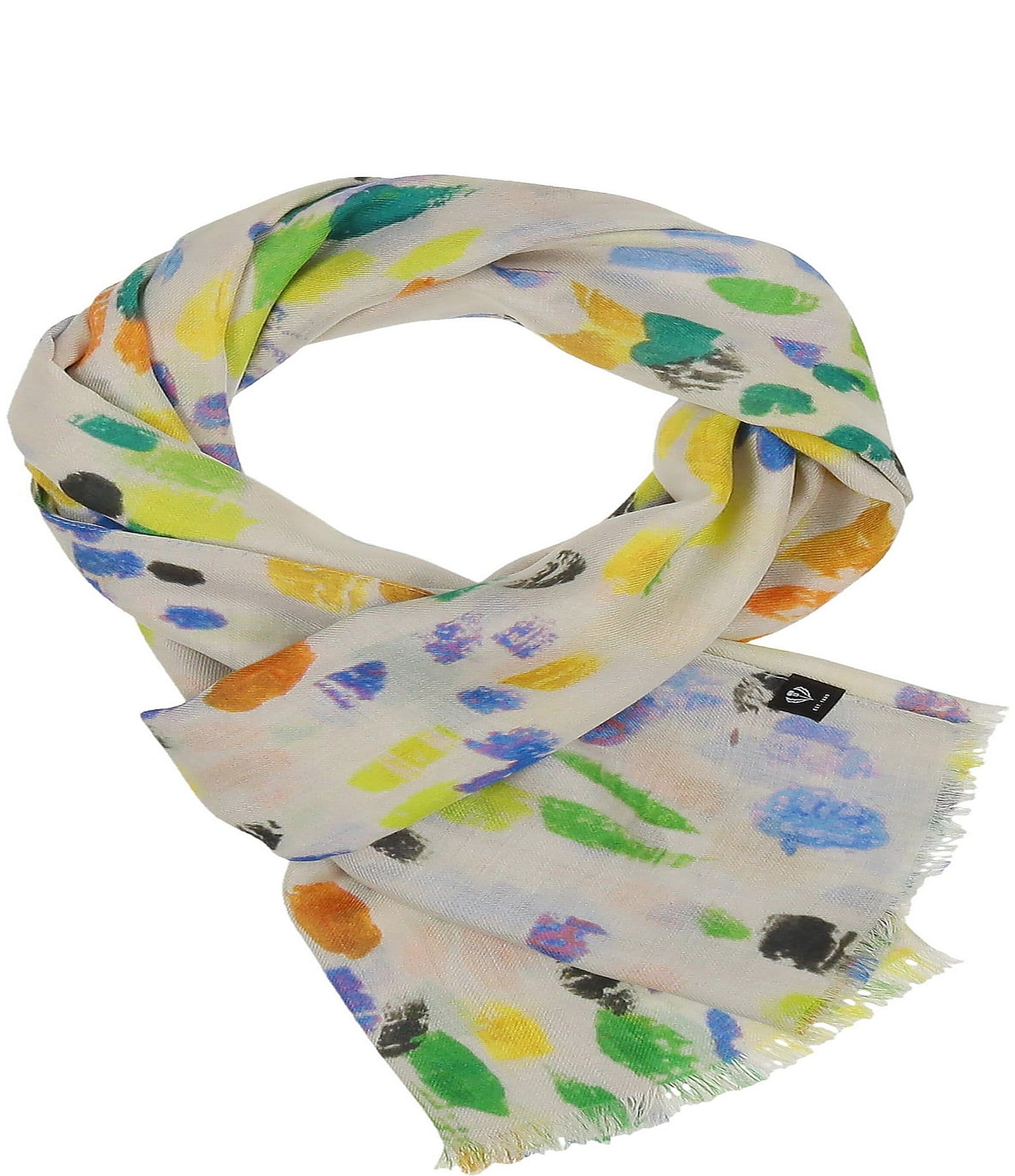 Fraas Eco Brush Strokes Oblong Scarf