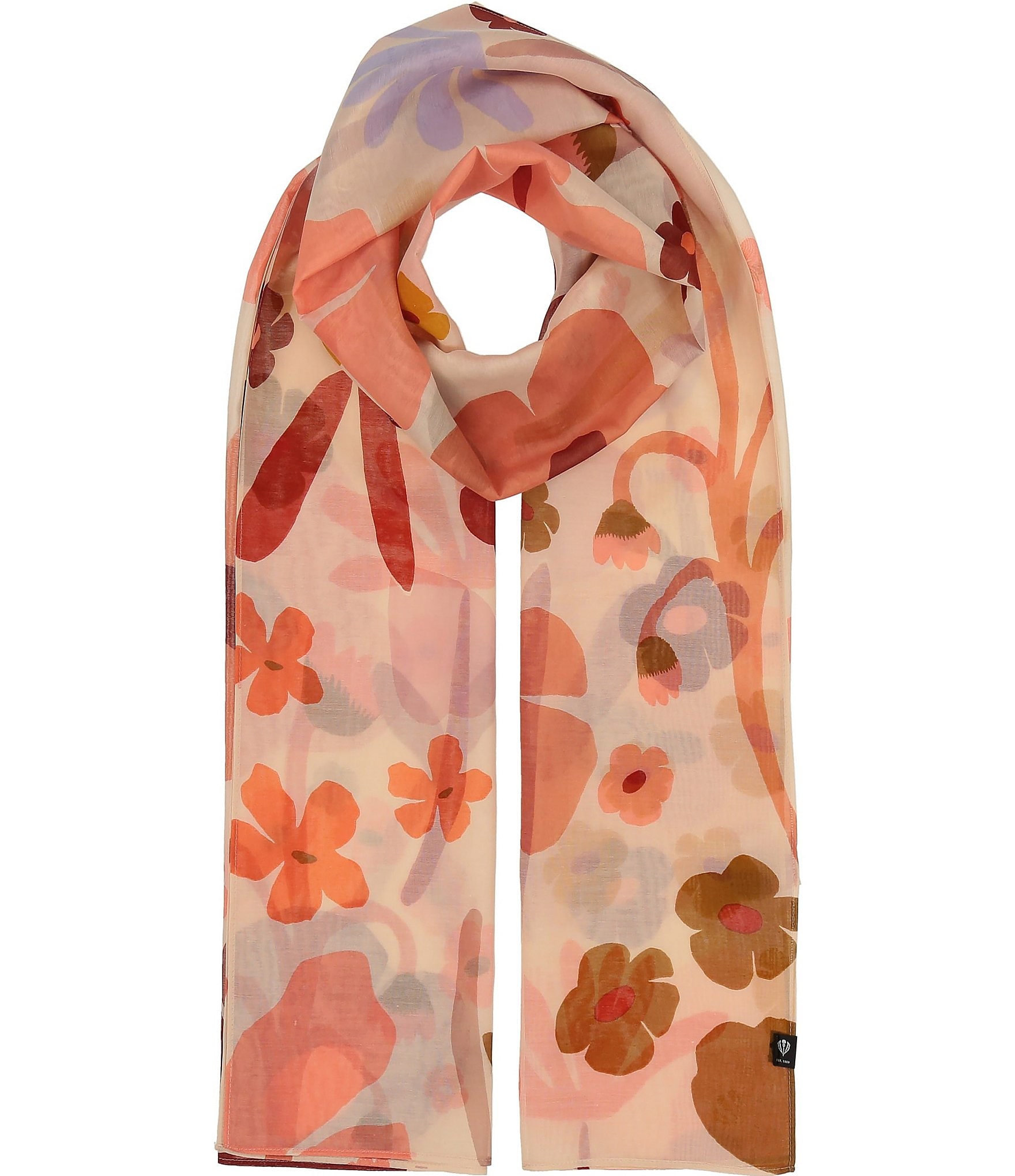 Fraas Retro Garden Oblong Scarf