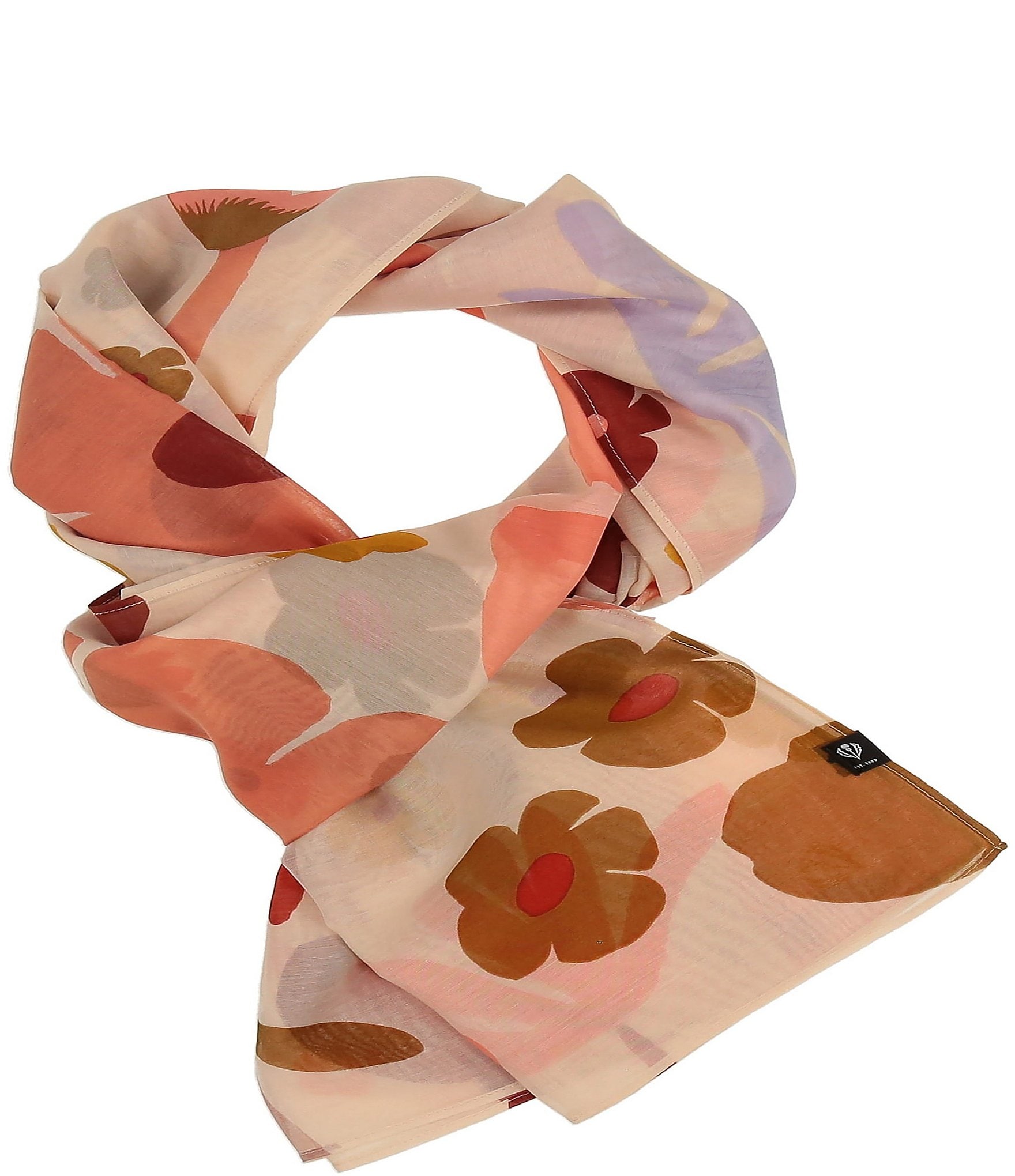 Fraas Retro Garden Oblong Scarf