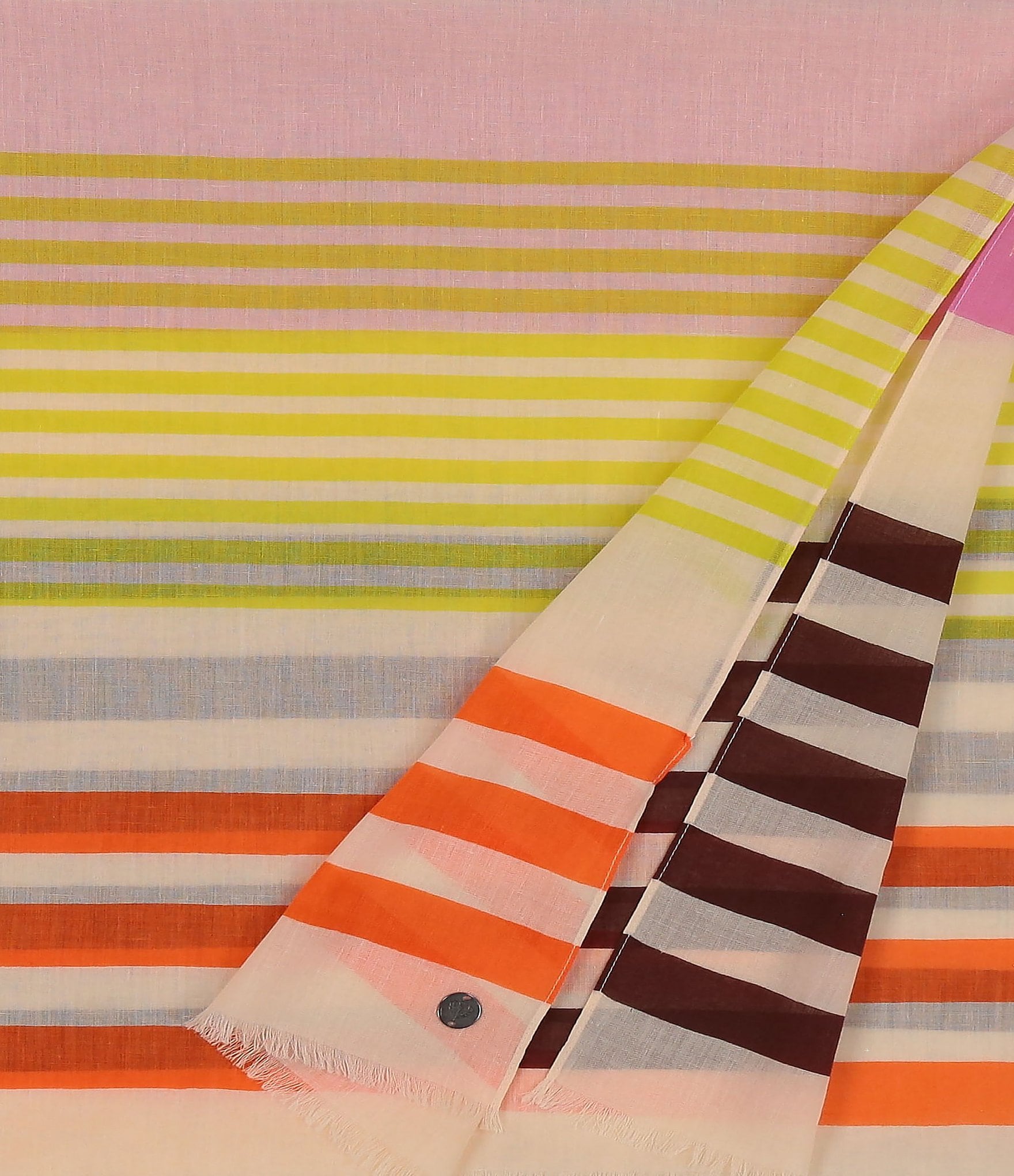 Fraas Variegated Striped Oblong Scarf