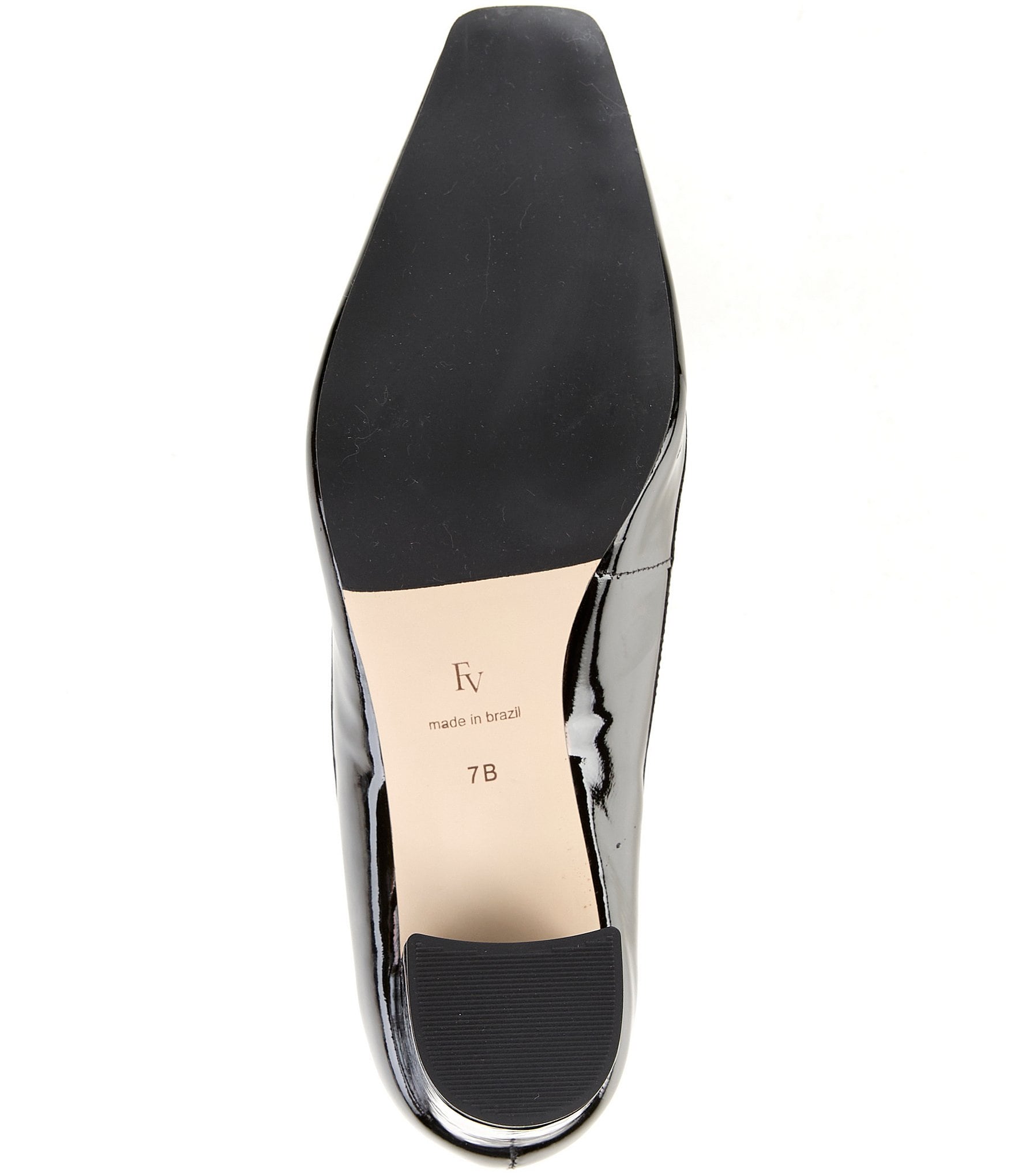 FRANCES VALENTINE Barbara Patent Leather Block Heel Loafers