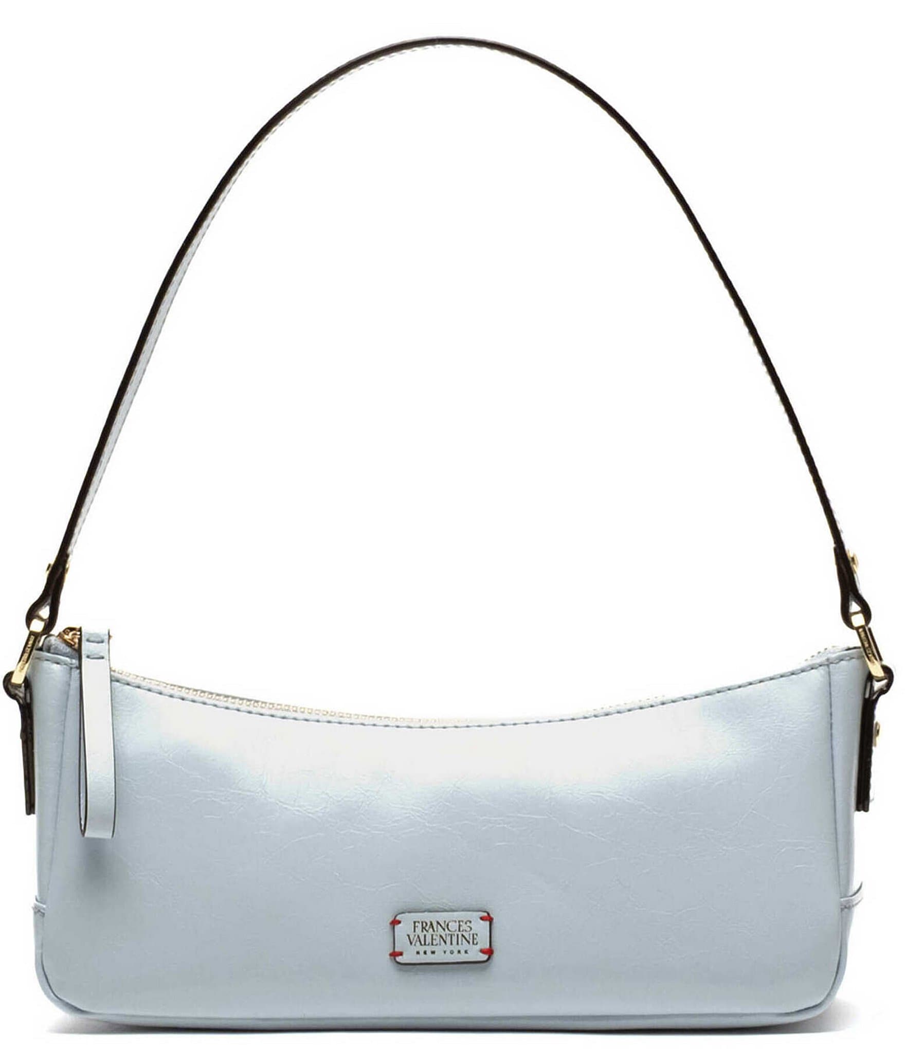 FRANCES VALENTINE Mia Leather East-West Shoulder Bag