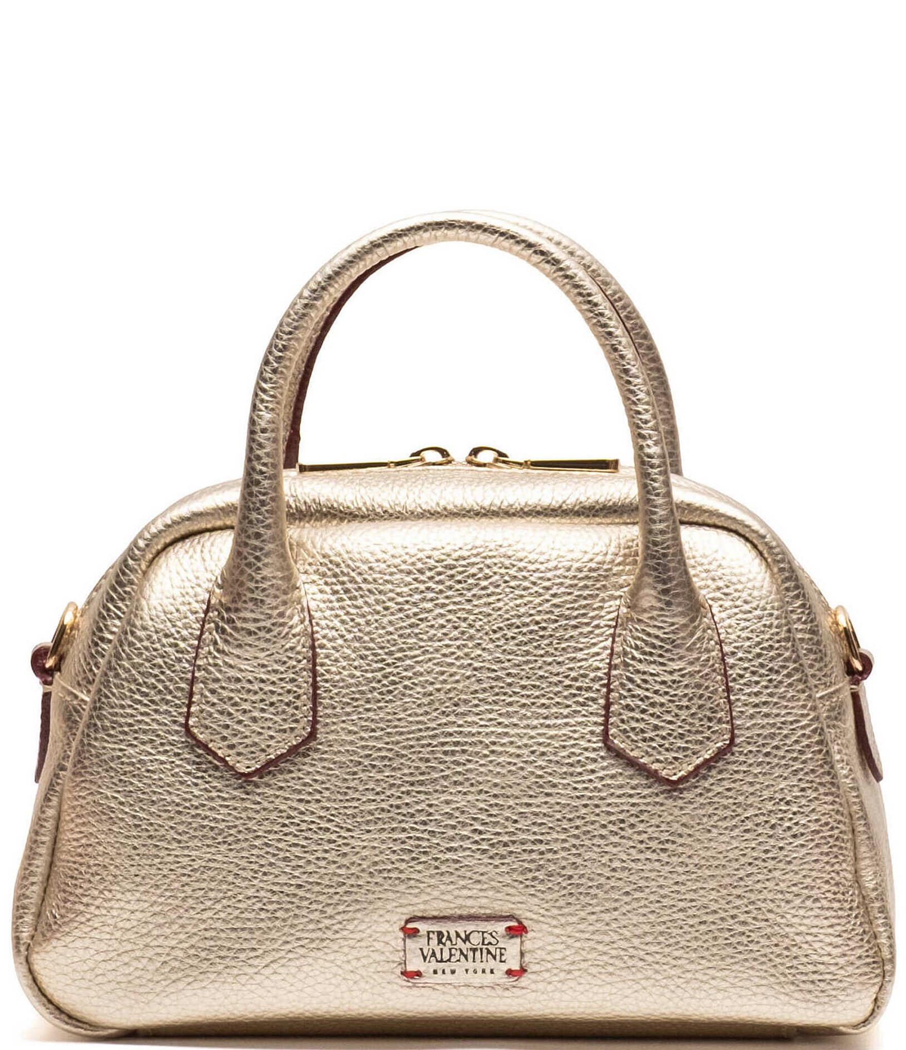 FRANCES VALENTINE Mini Bowler Satchel Bag
