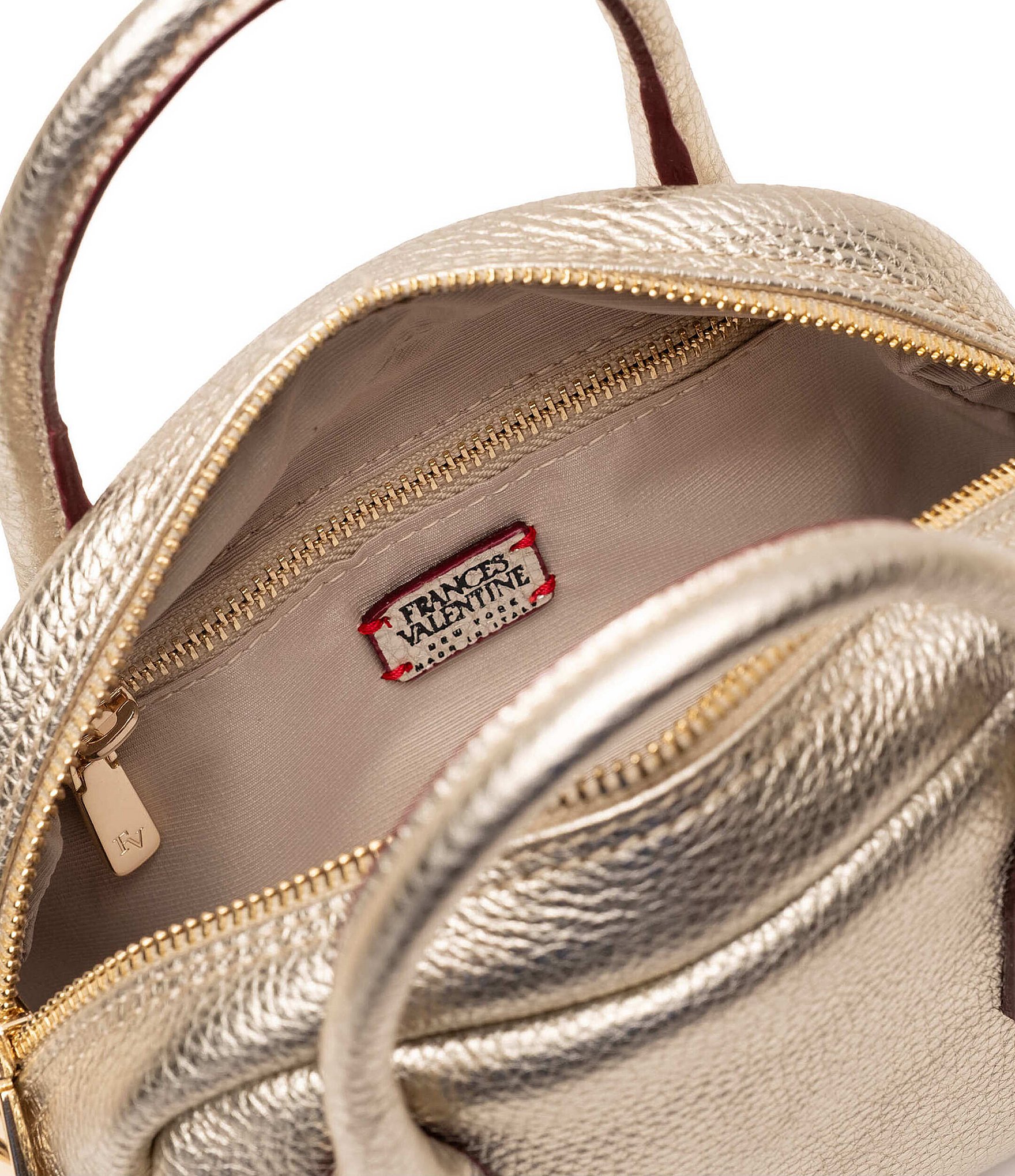 FRANCES VALENTINE Mini Bowler Satchel Bag