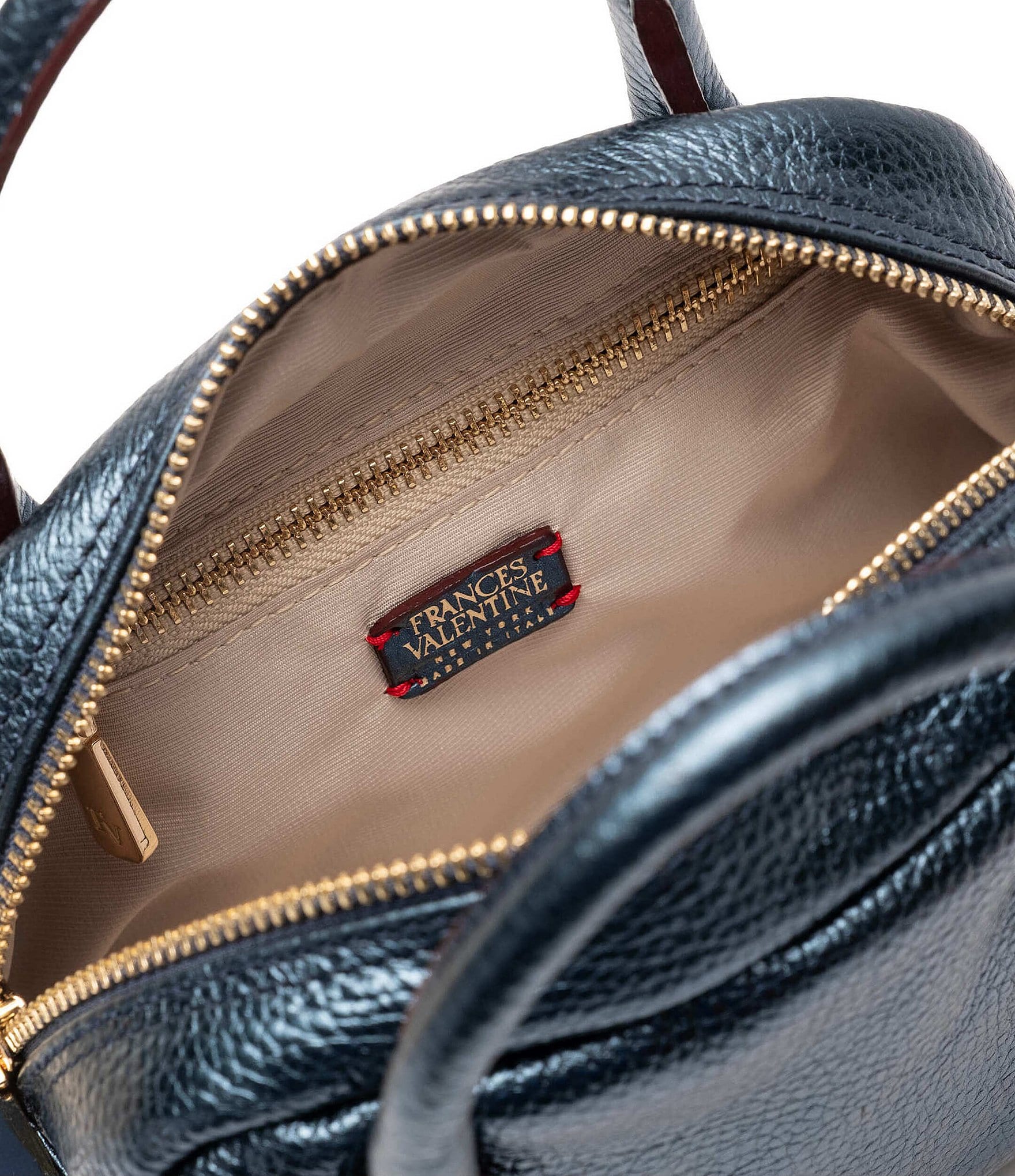 FRANCES VALENTINE Mini Bowler Satchel Bag