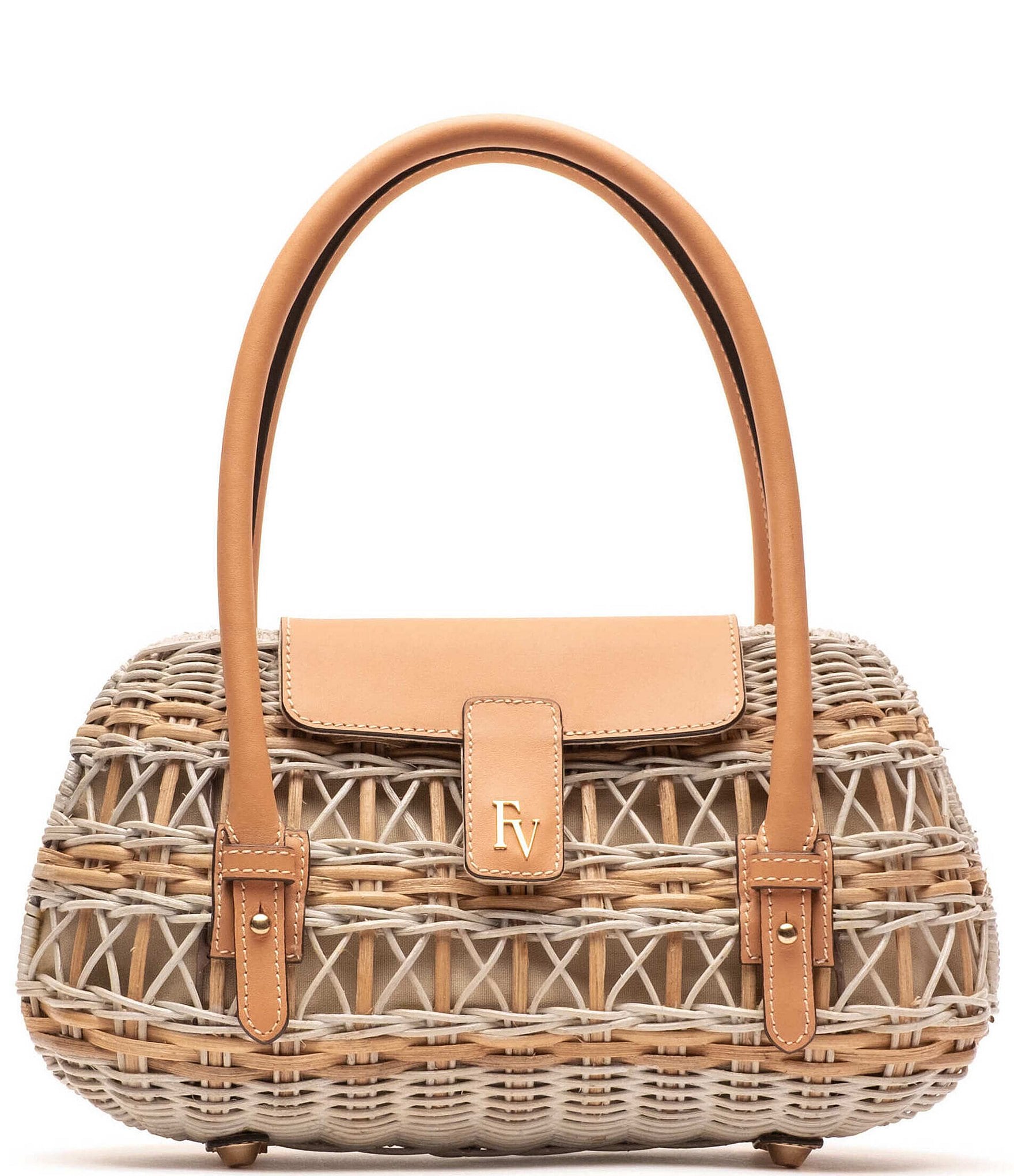 FRANCES VALENTINE Tweety Straw Basket Bag