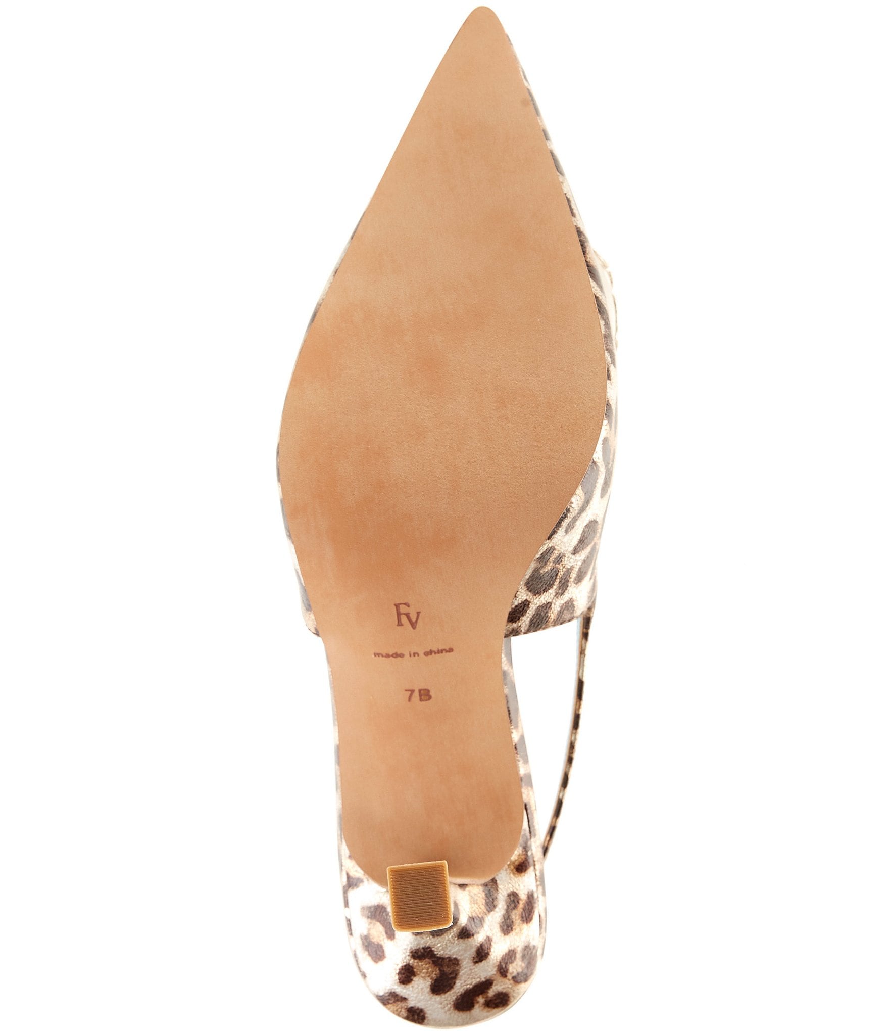 FRANCES VALENTINE Vivian Leopard Patent Leather Slingback Pumps