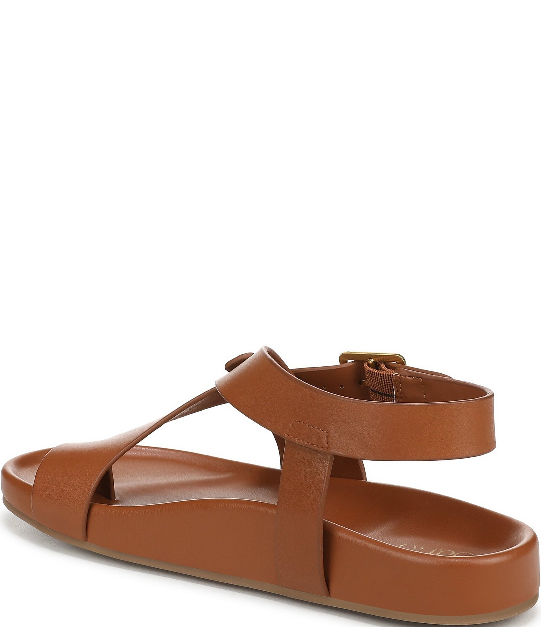 Franco Sarto Blair Leather Toe Loop Sandals