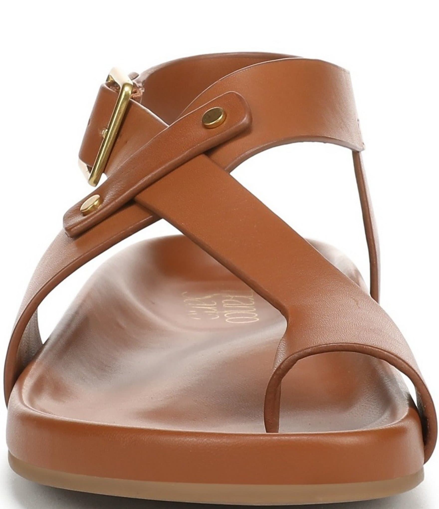 Franco Sarto Blair Leather Toe Loop Sandals