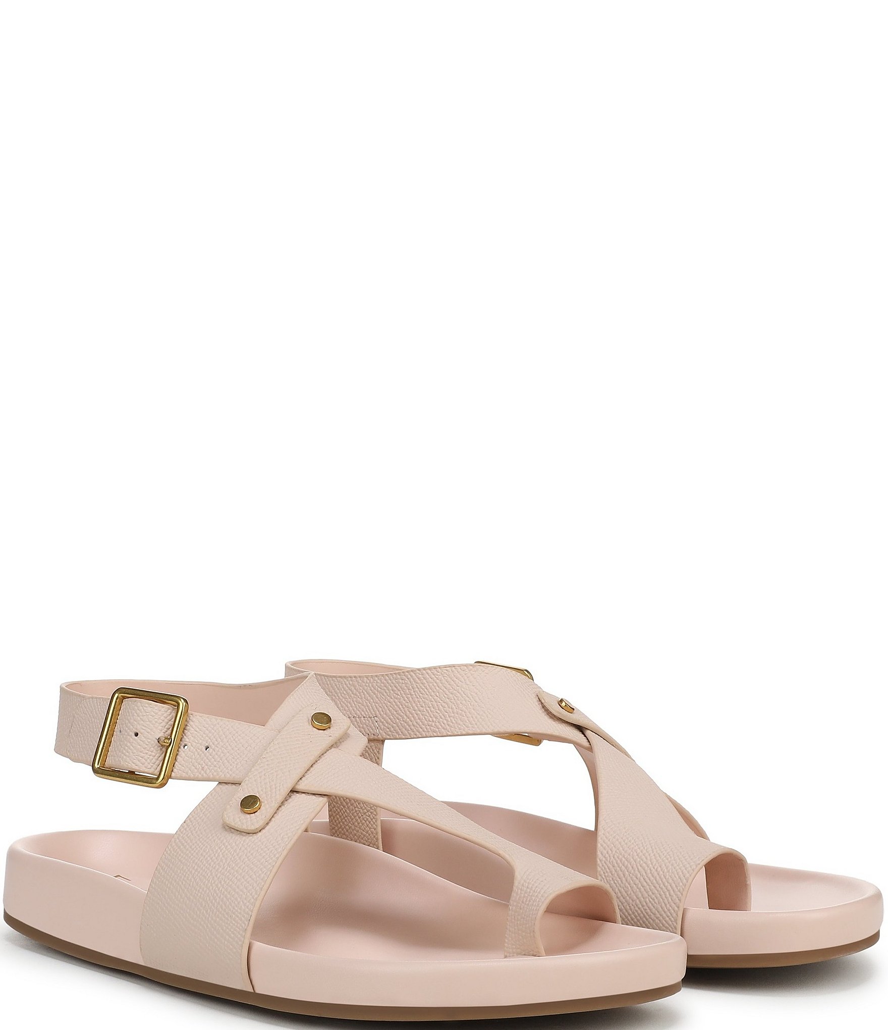Franco Sarto Blair Leather Toe Loop Sandals