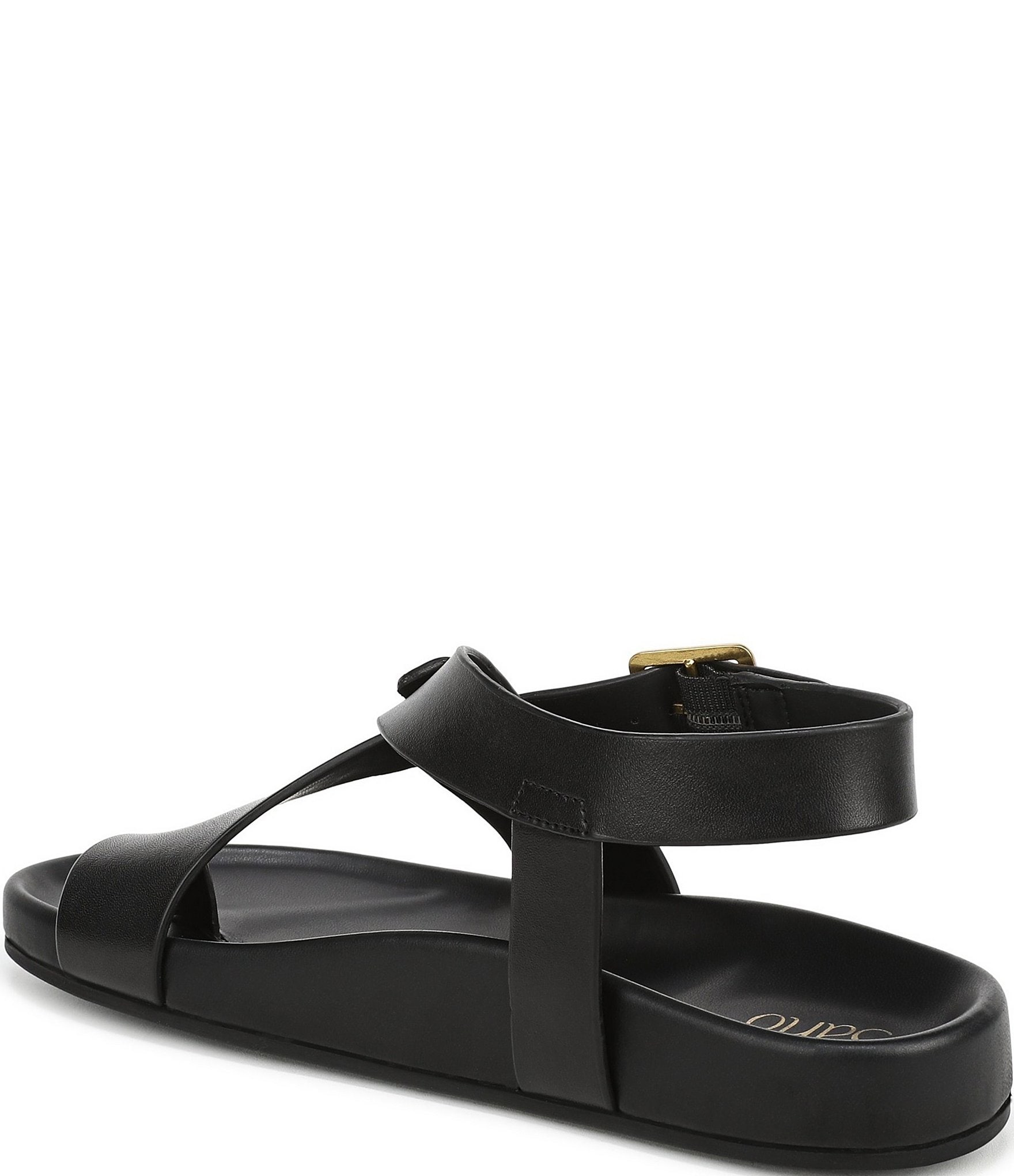 Franco Sarto Blair Leather Toe Loop Sandals