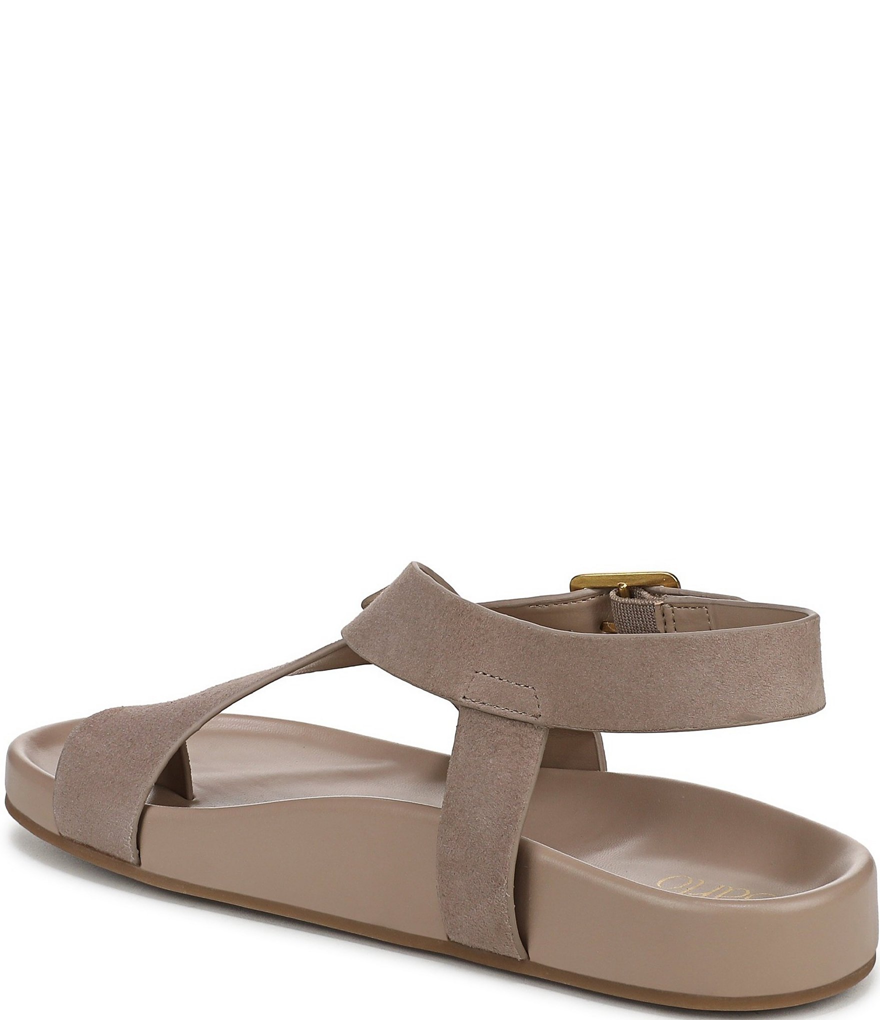 Franco Sarto Blair Suede Toe Loop Sandals